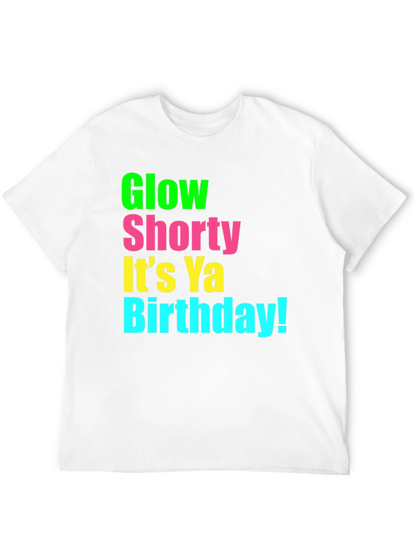 Glow Shorty Birthday Graphic Tee