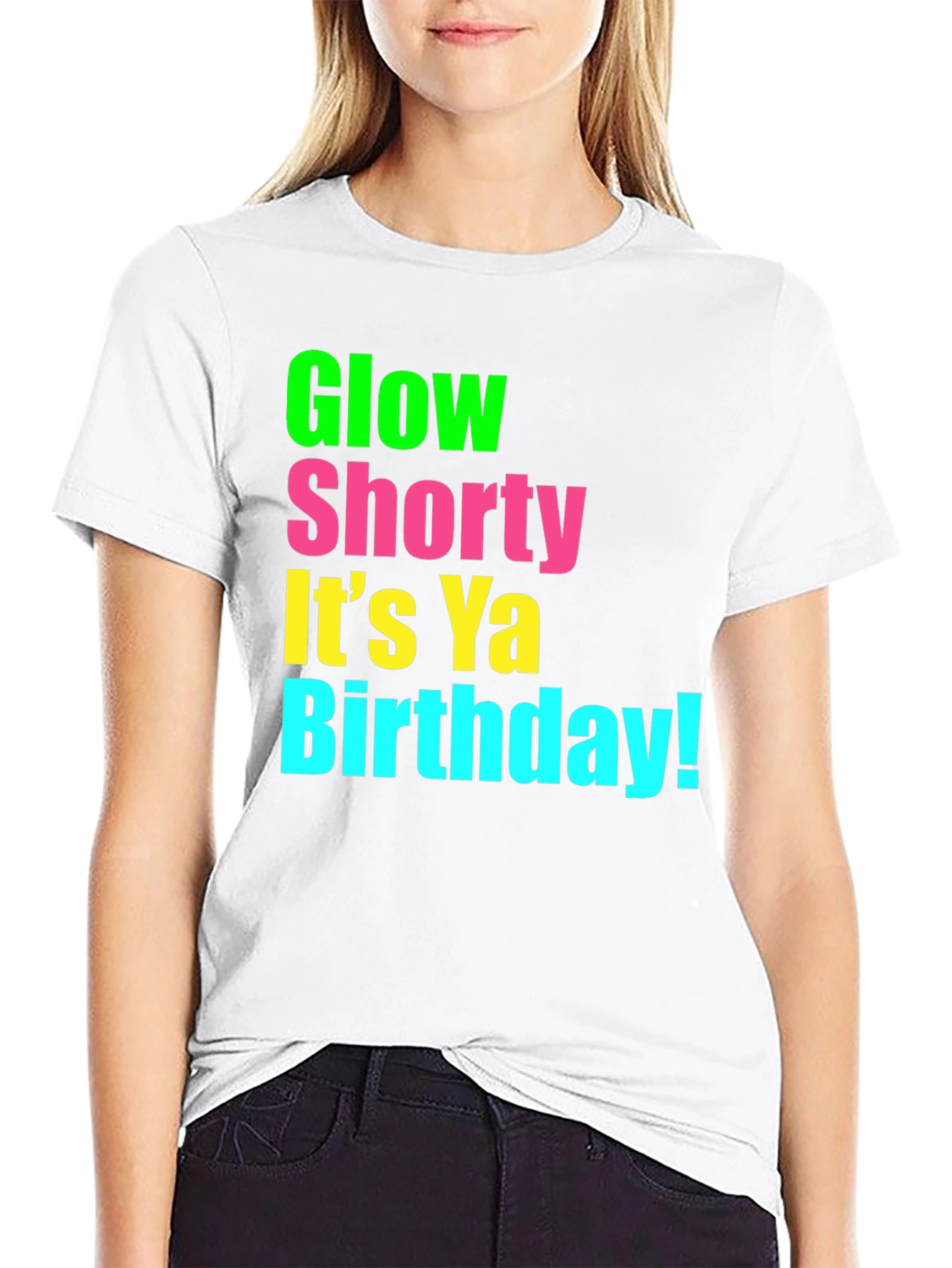 Glow Shorty Birthday Graphic Tee