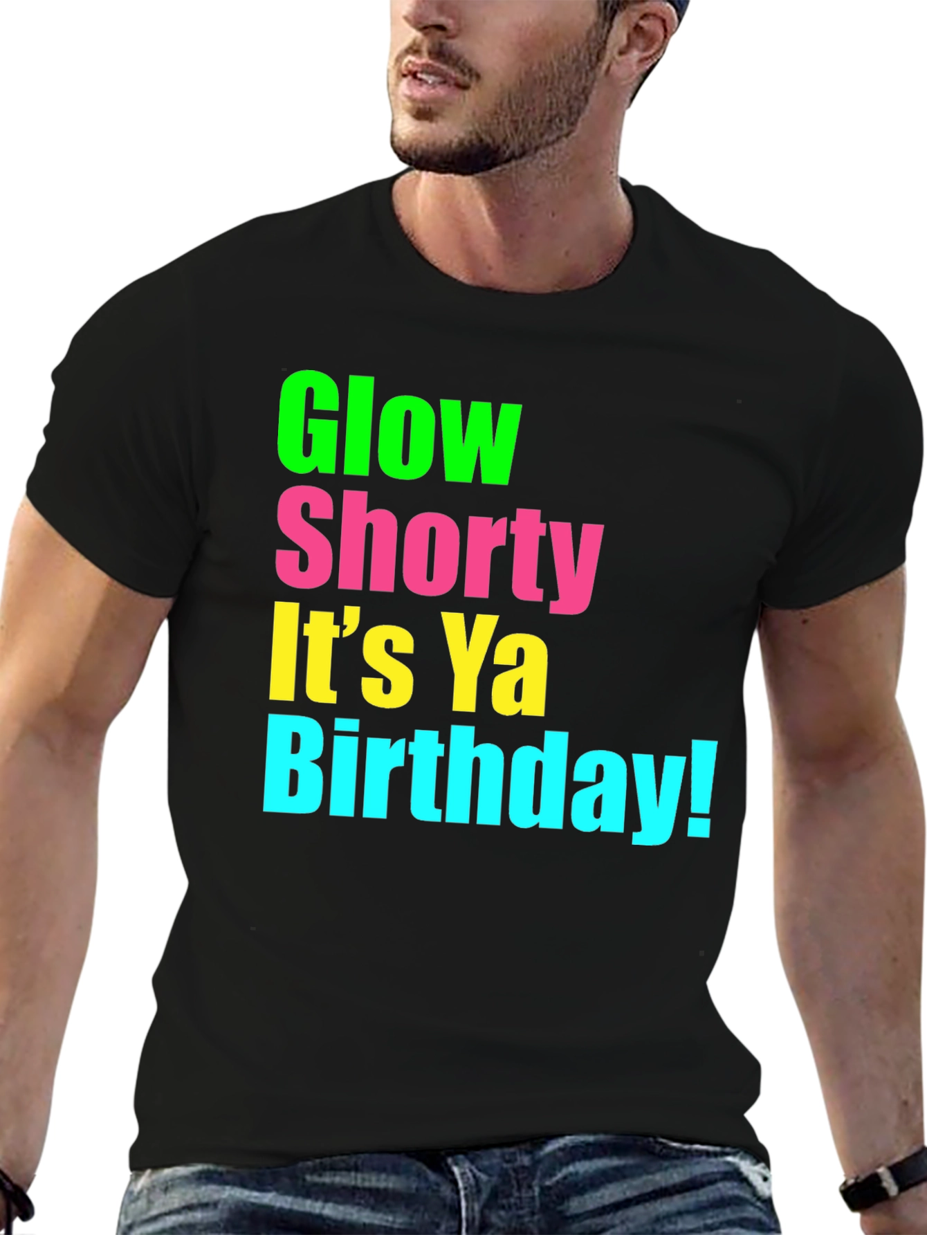 Glow Shorty Birthday Graphic Tee