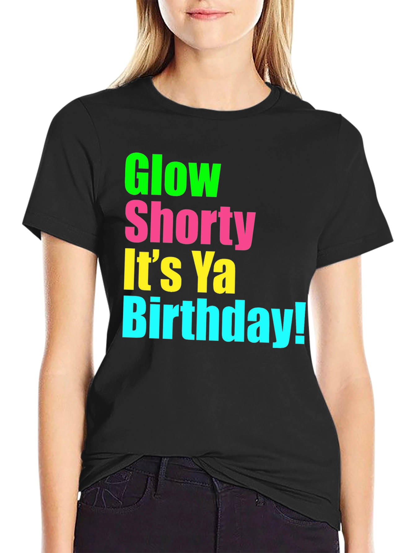 Glow Shorty Birthday Graphic Tee