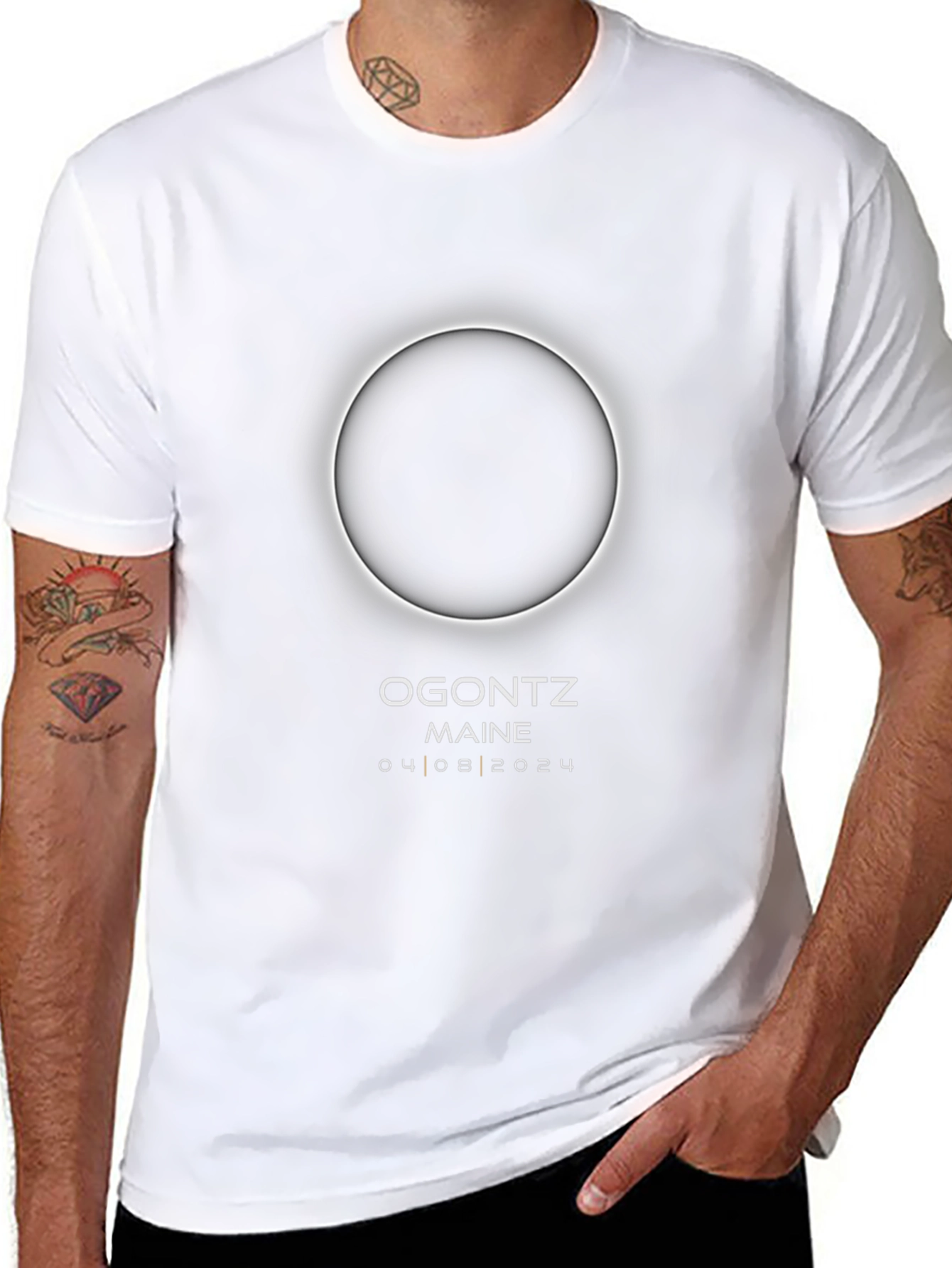 Ogontz Maine Eclipse T-Shirt