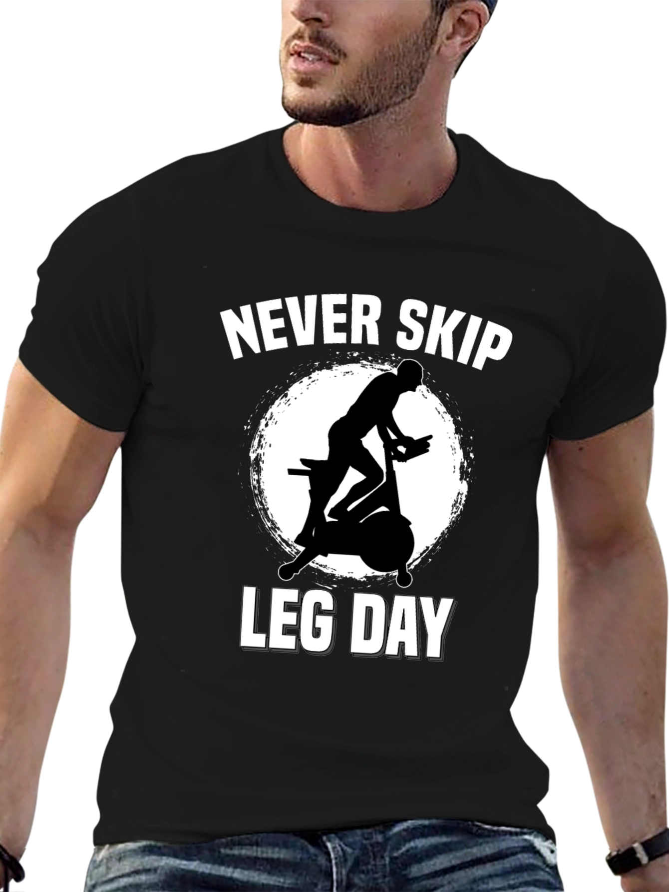 Never Skip Leg Day Workout T-Shirt