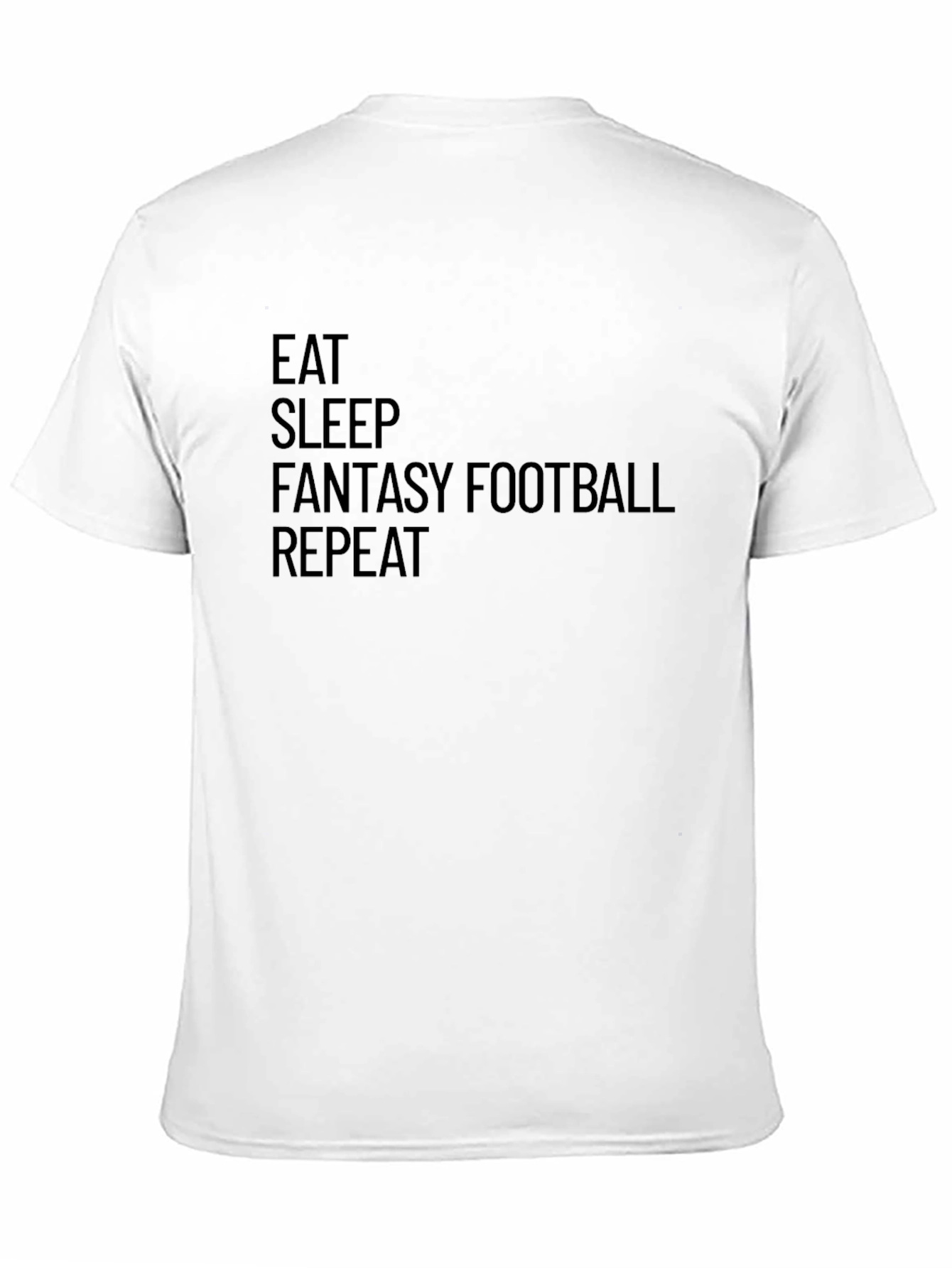 Eat Sleep Fantasy Football Repeat T-Shirt