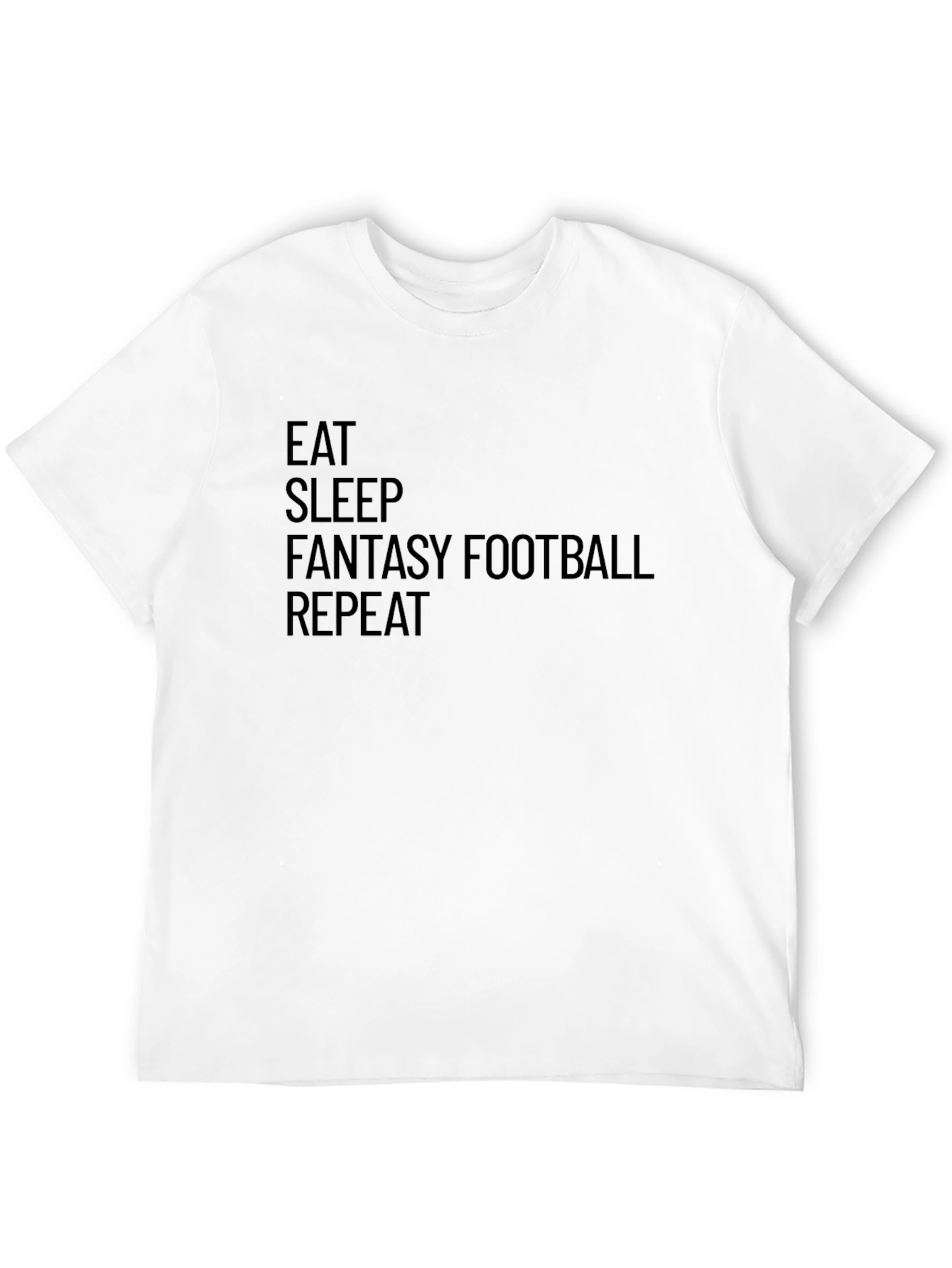 Eat Sleep Fantasy Football Repeat T-Shirt