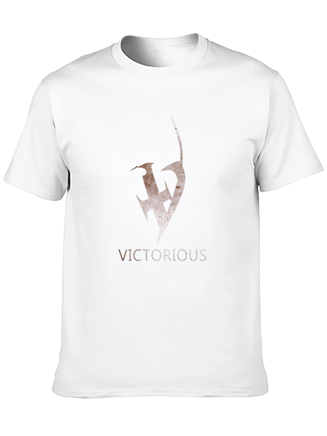 Victorious Graphic Tee - Black Cotton Blend Shirt
