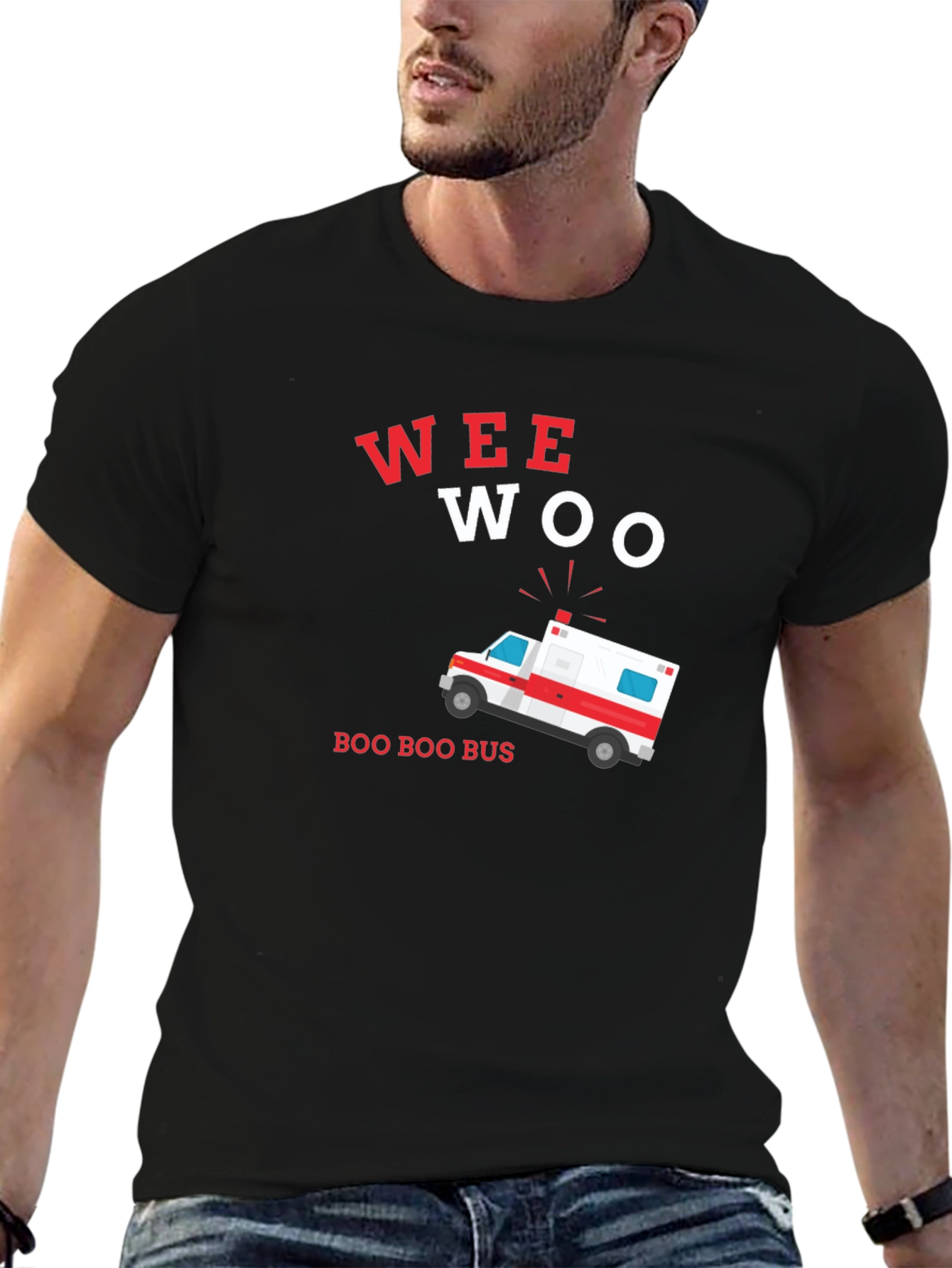 Wee Woo Boo Boo Bus T-Shirt