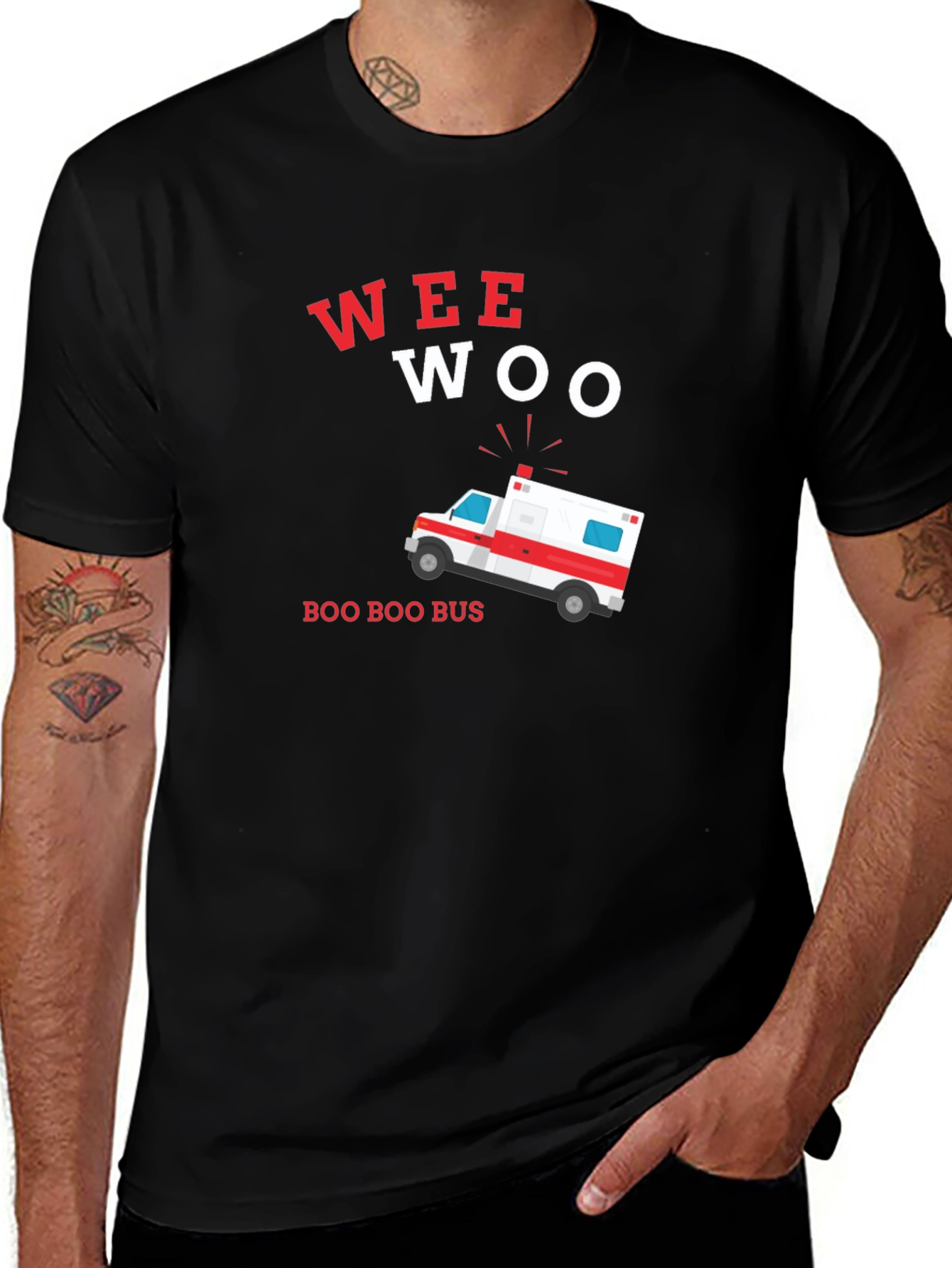 Wee Woo Boo Boo Bus T-Shirt