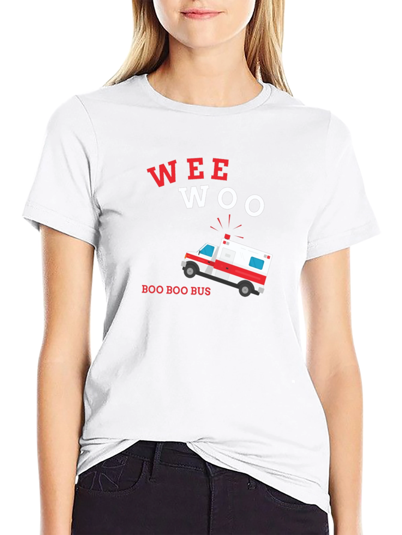 Wee Woo Boo Boo Bus T-Shirt