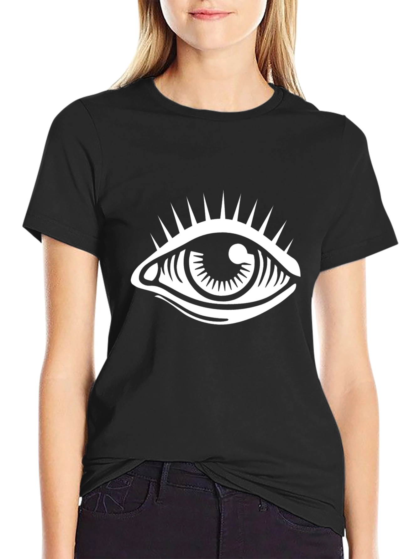 All Seeing Eye Graphic T-Shirt - Black