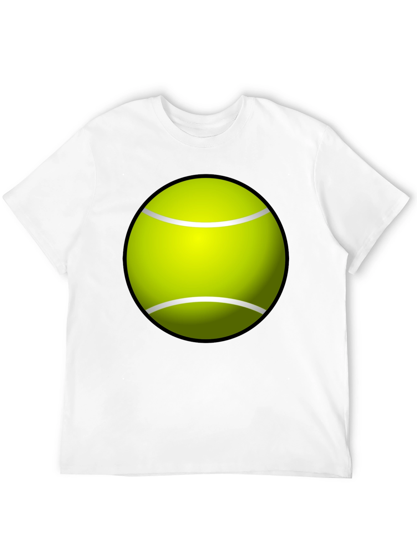 Tennis Ball Graphic Tee - Fun & Casual