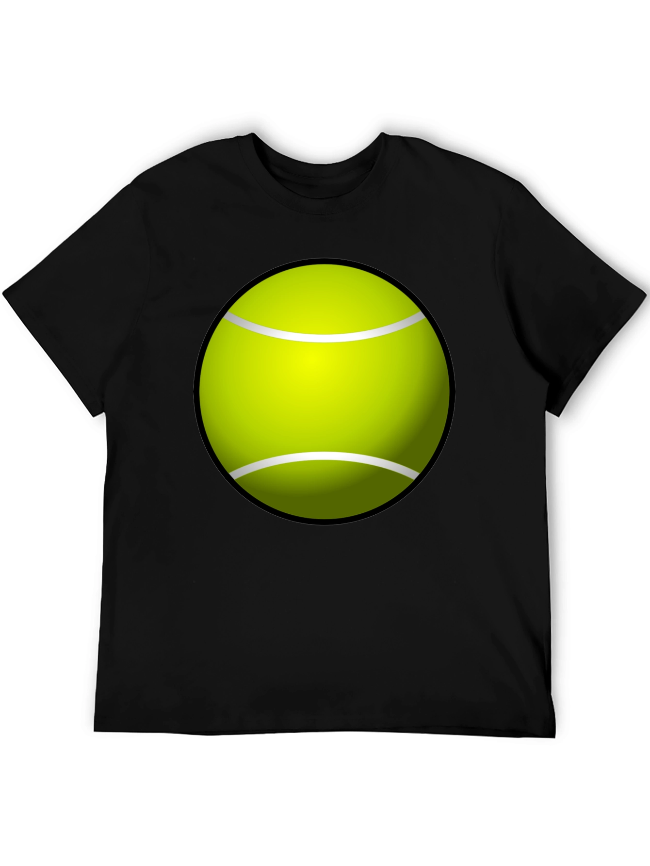 Tennis Ball Graphic Tee - Fun & Casual