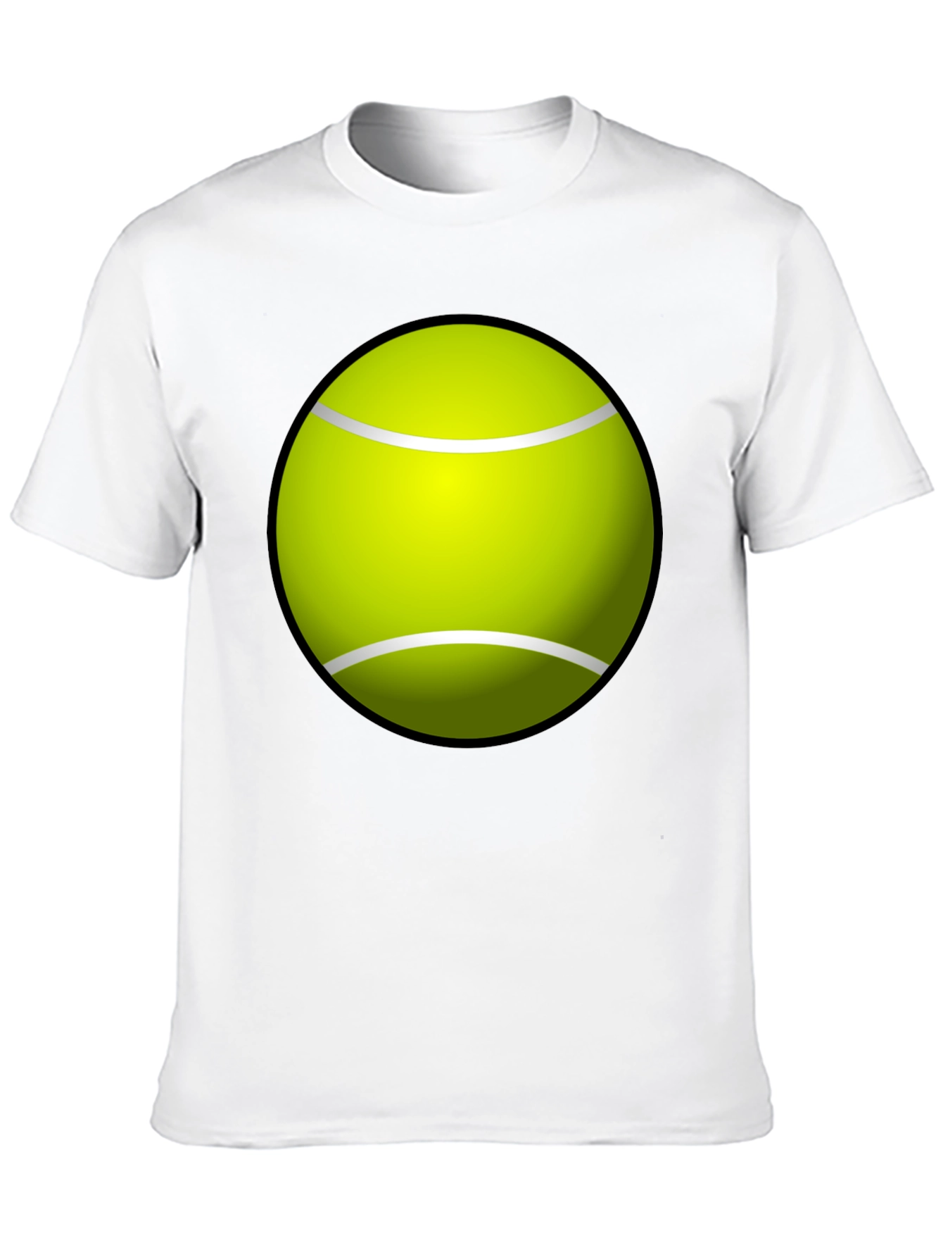 Tennis Ball Graphic Tee - Fun & Casual