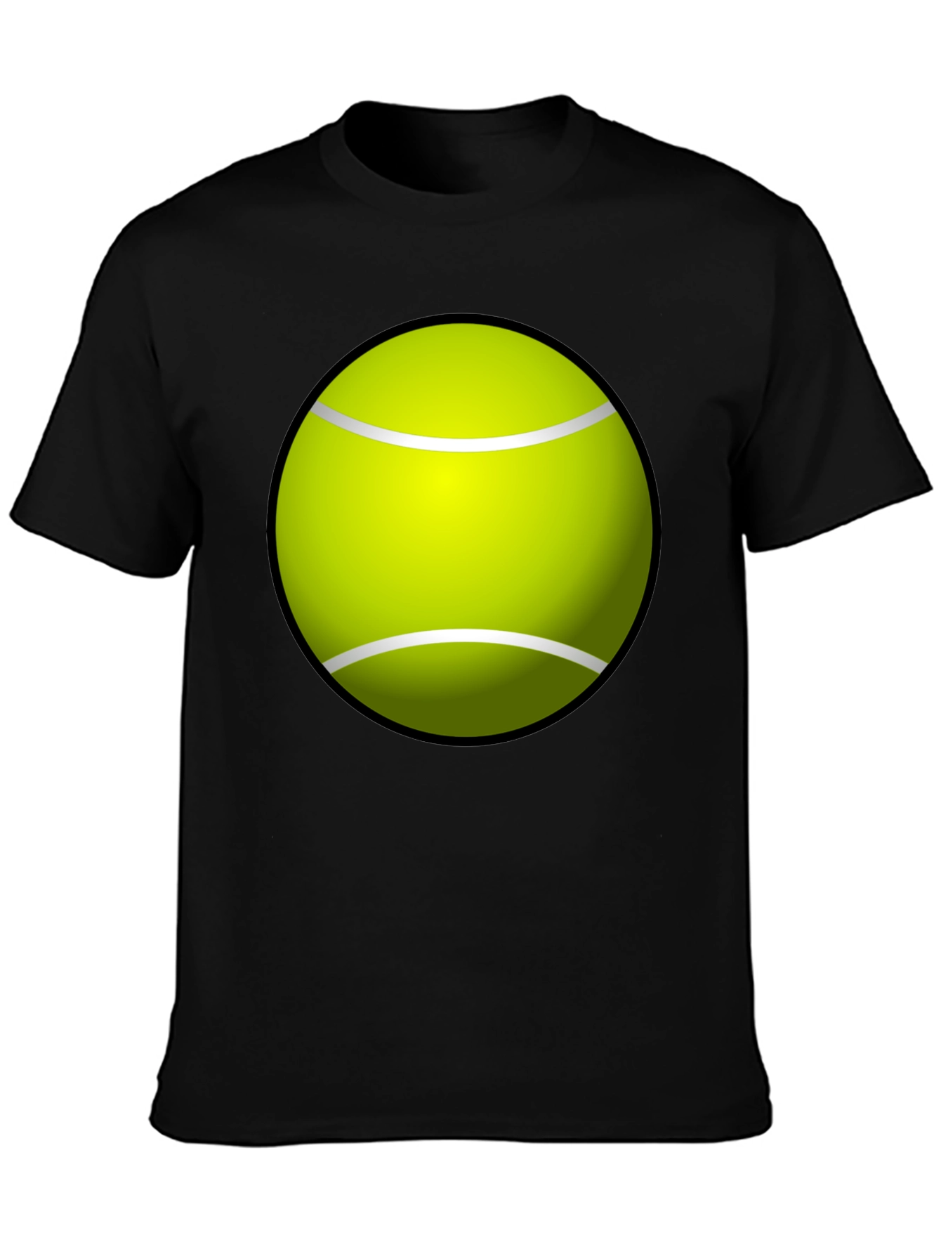 Tennis Ball Graphic Tee - Fun & Casual