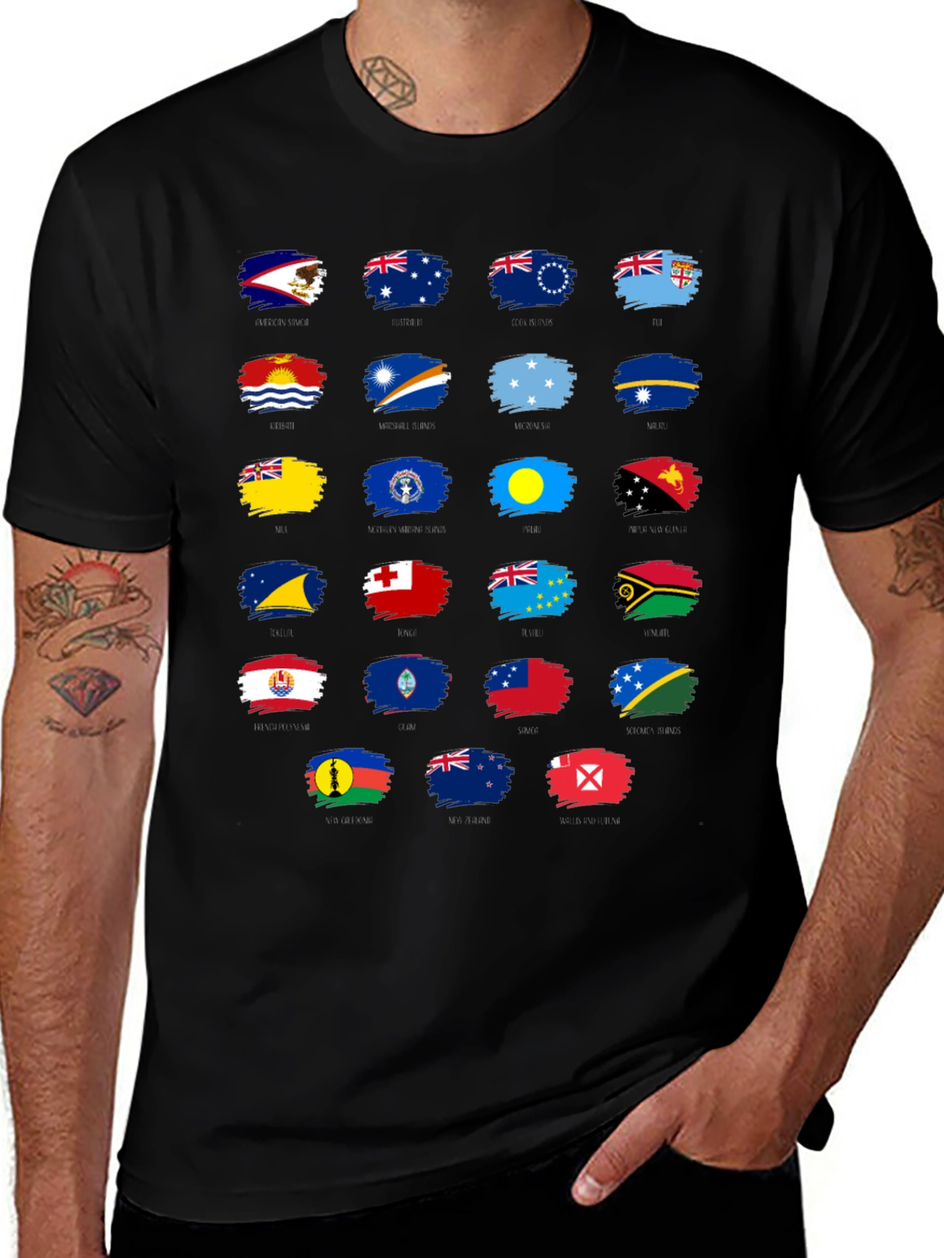 Pacific Island Flags T-Shirt