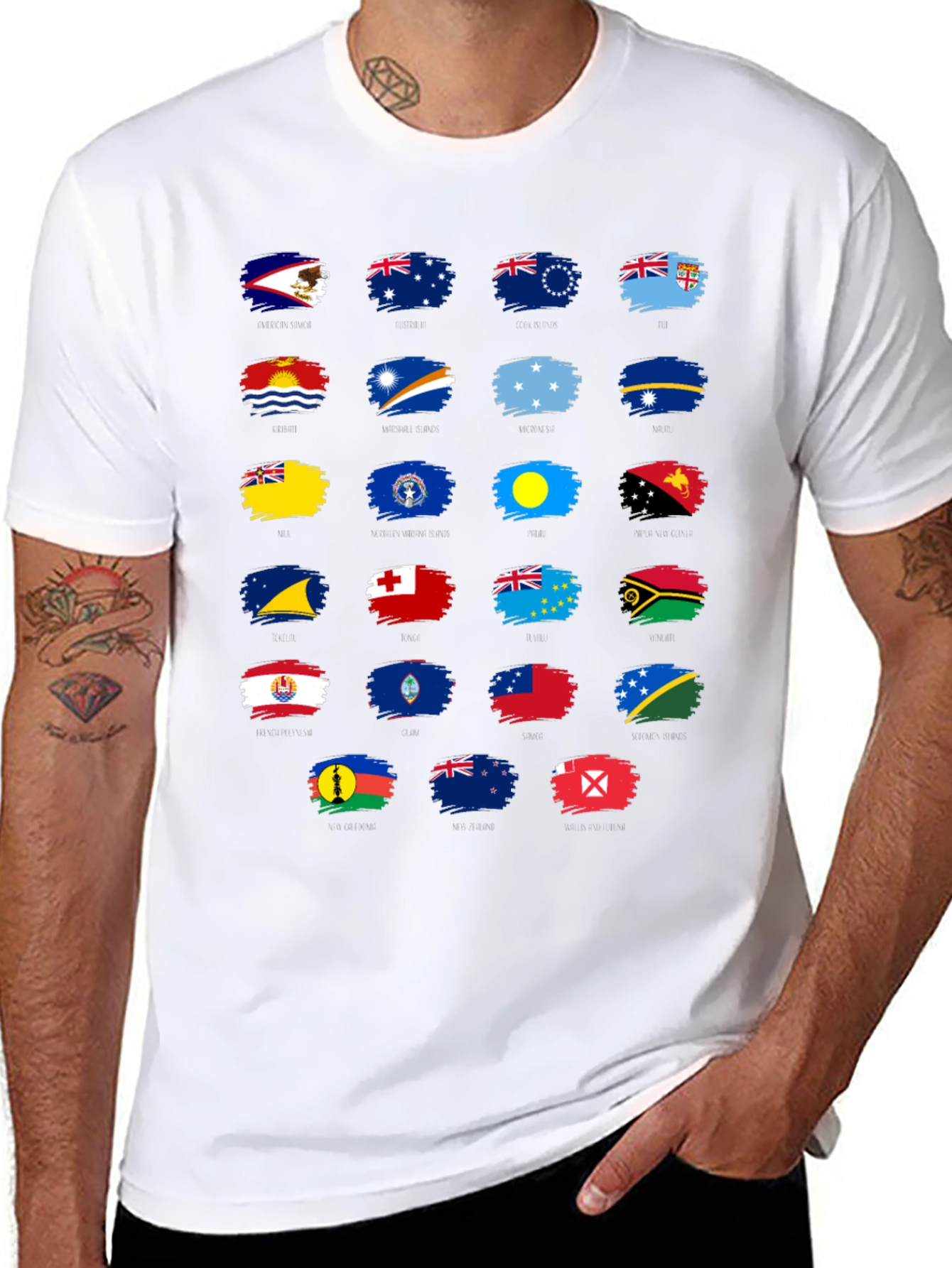 Pacific Island Flags T-Shirt