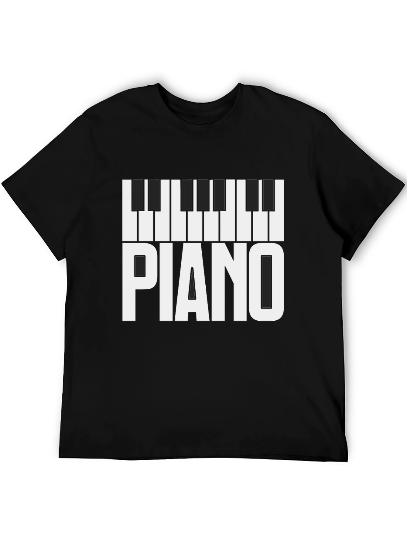 Piano Keys Graphic T-Shirt