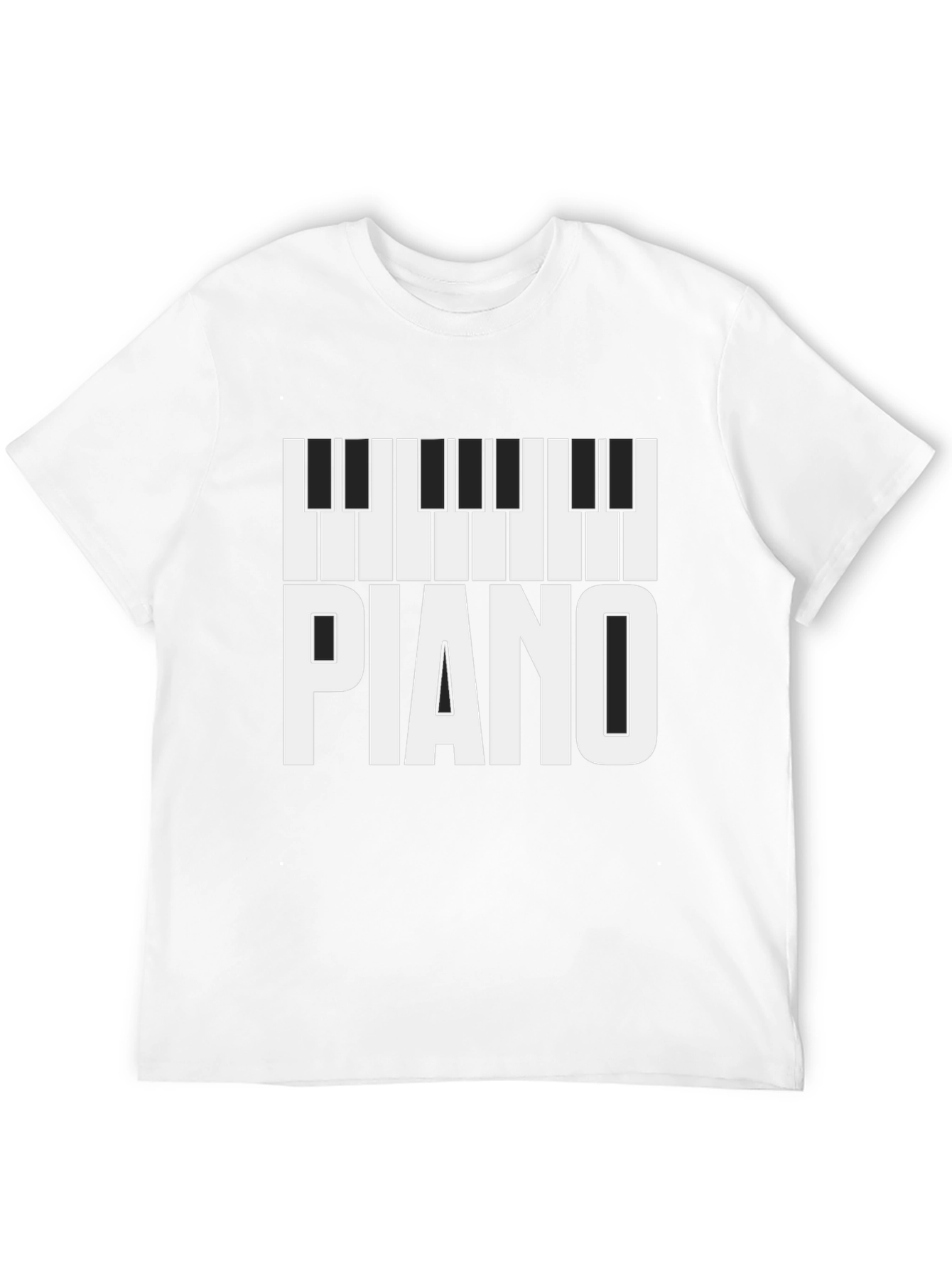 Piano Keys Graphic T-Shirt