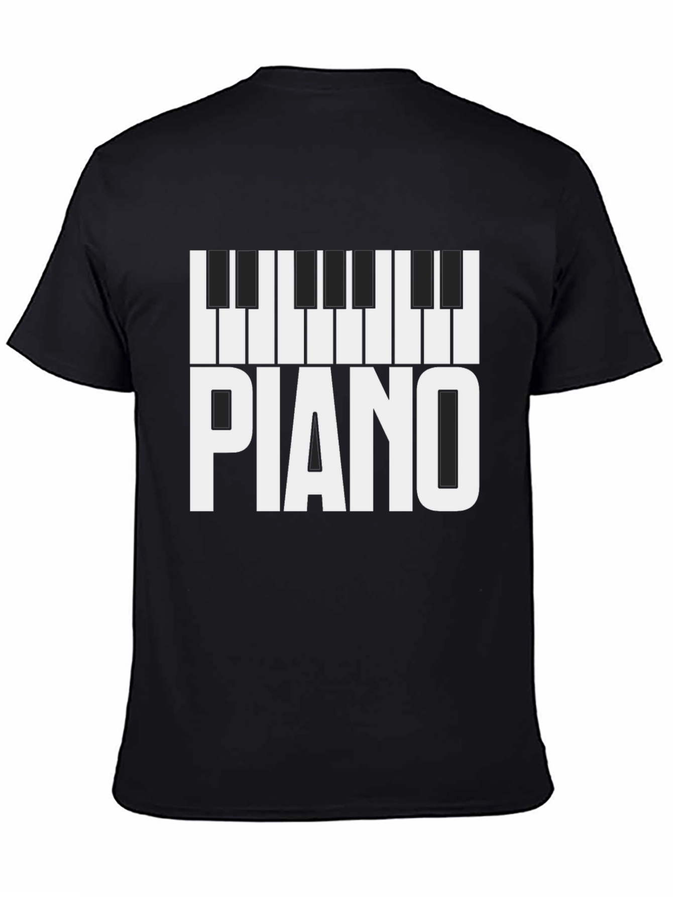 Piano Keys Graphic T-Shirt