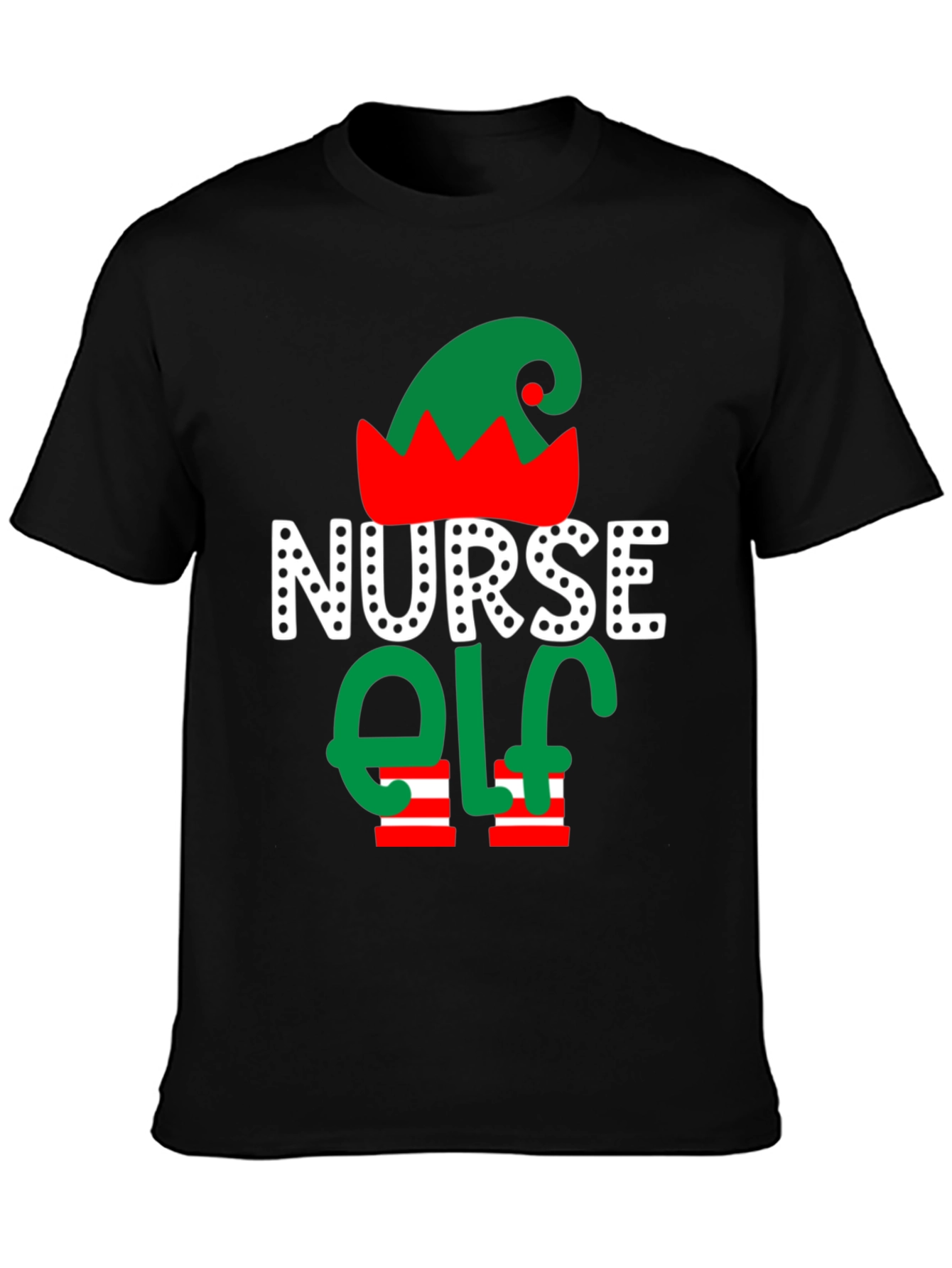 Nurse Elf Christmas T-Shirt