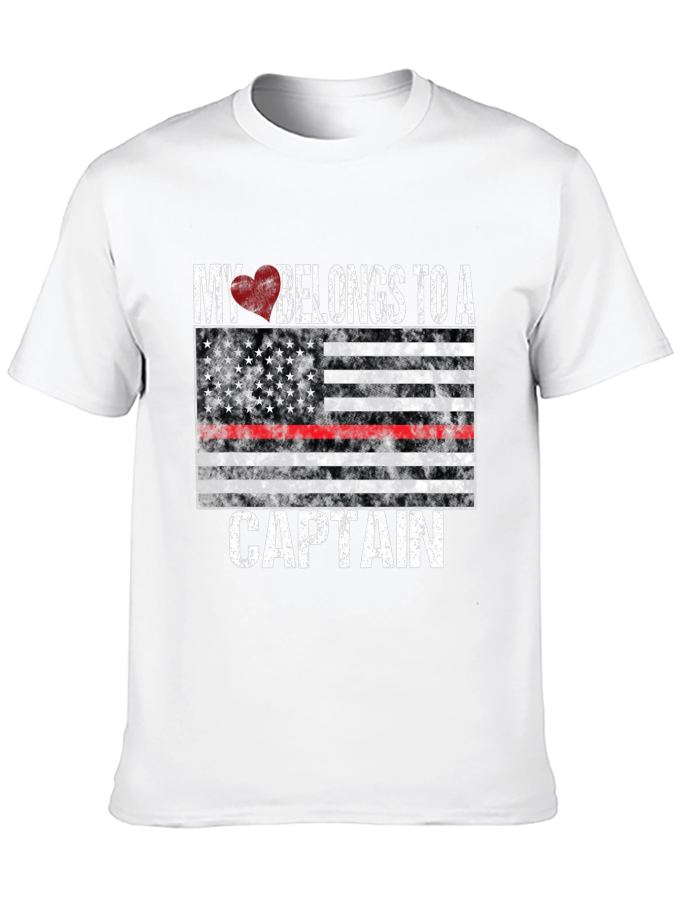 My Heart Belongs to a Captain T-Shirt