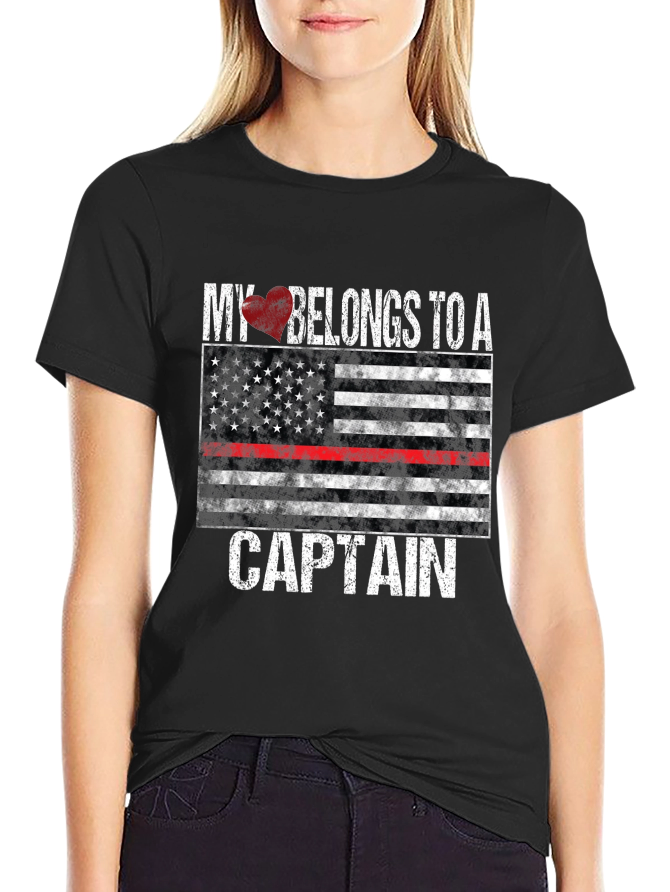 My Heart Belongs to a Captain T-Shirt
