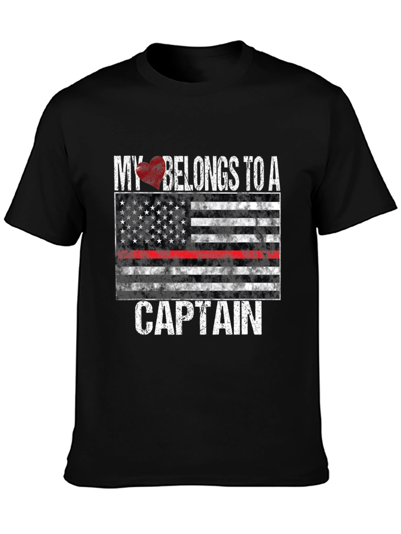 My Heart Belongs to a Captain T-Shirt