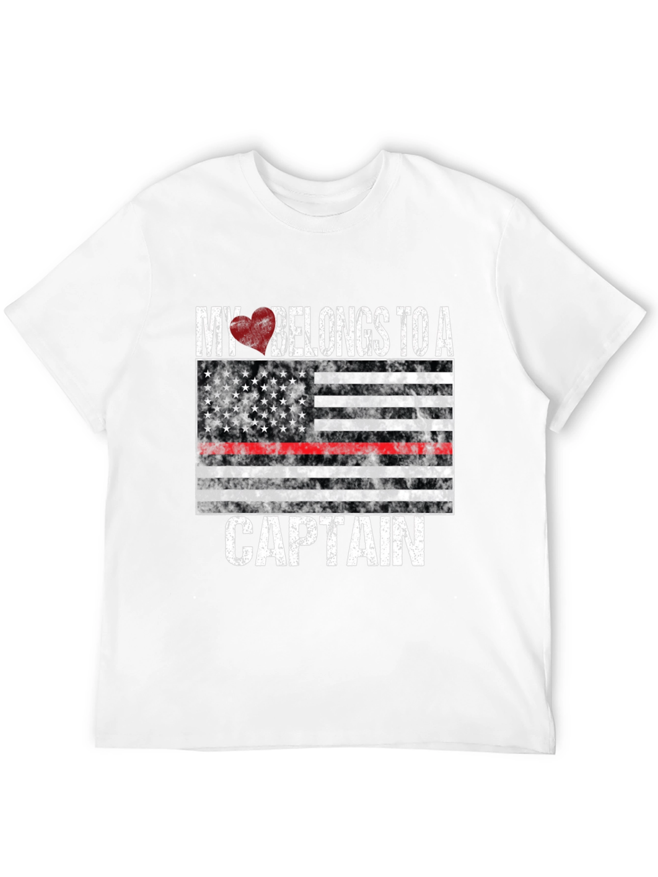 My Heart Belongs to a Captain T-Shirt