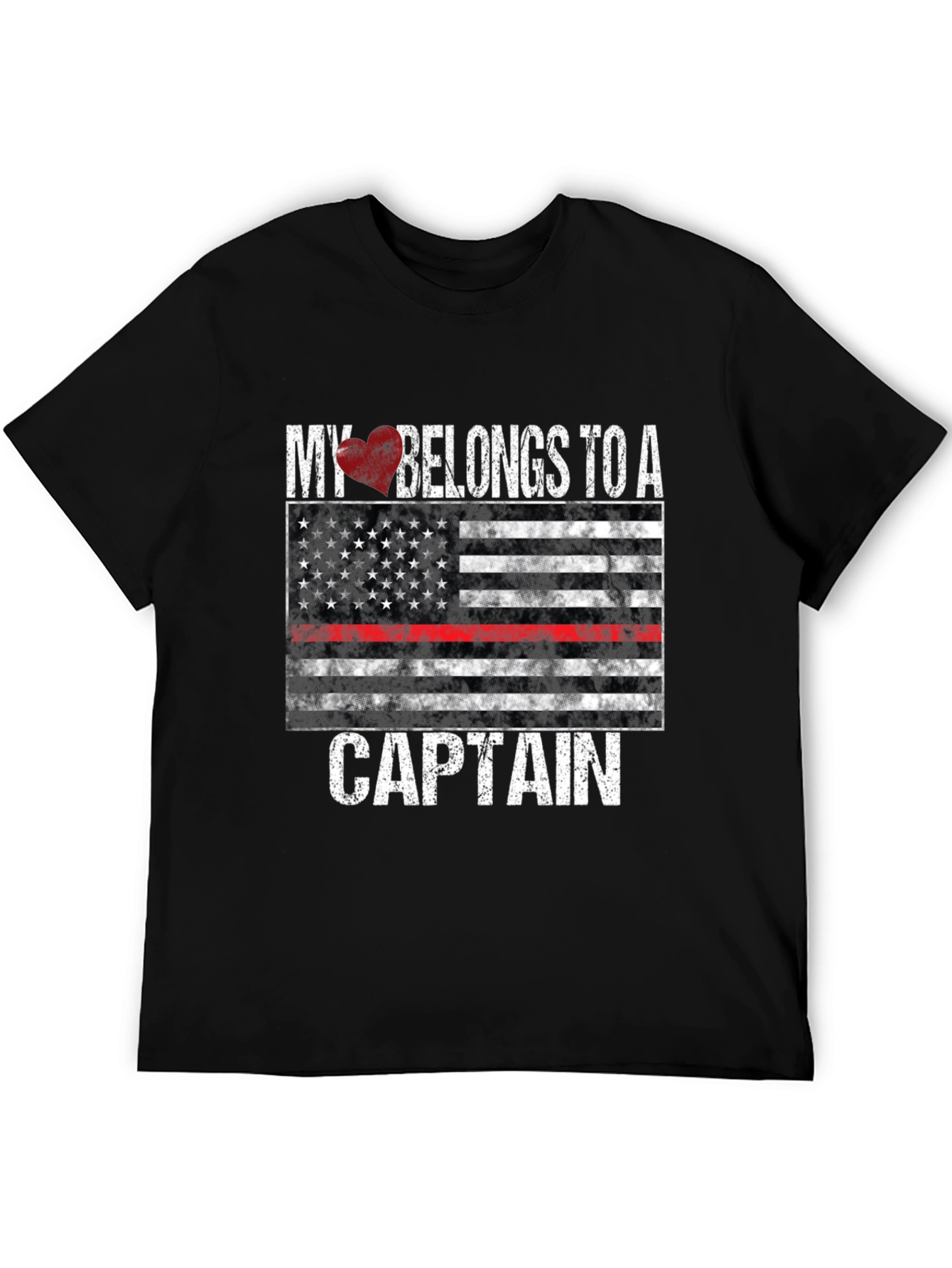 My Heart Belongs to a Captain T-Shirt