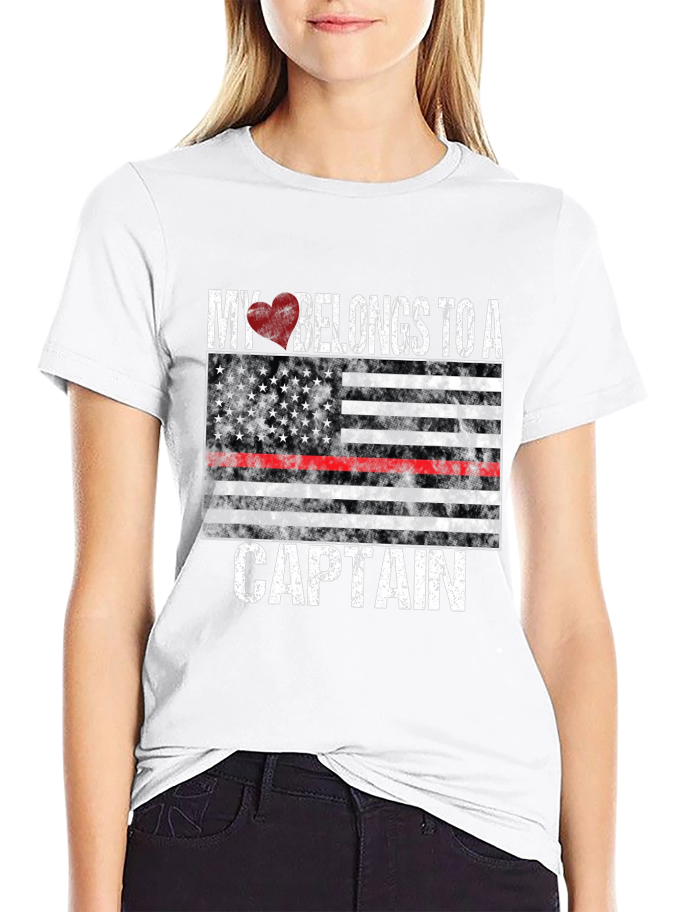 My Heart Belongs to a Captain T-Shirt