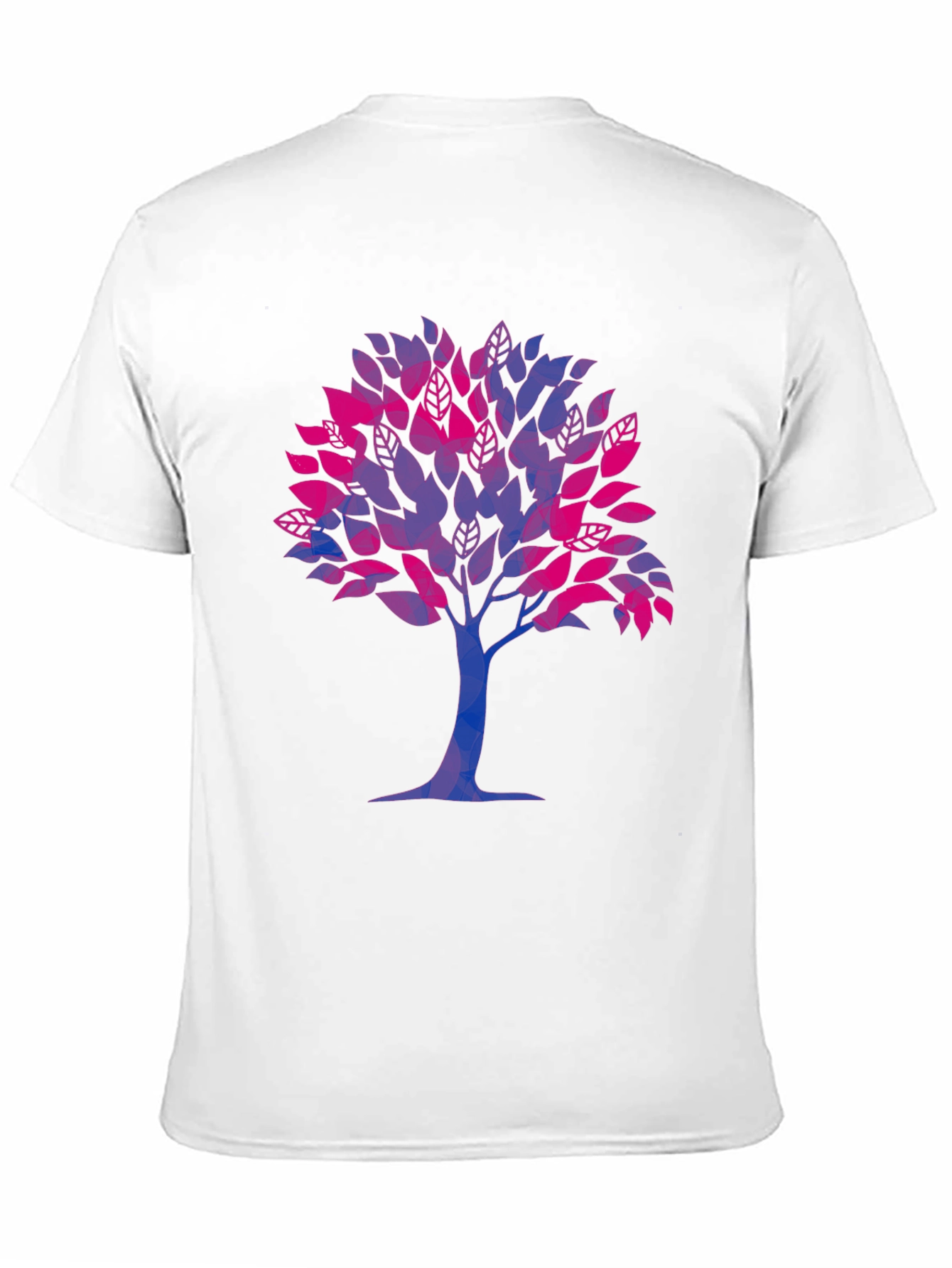 Bisexual Pride Tree Graphic Tee - Soft Black Shirt