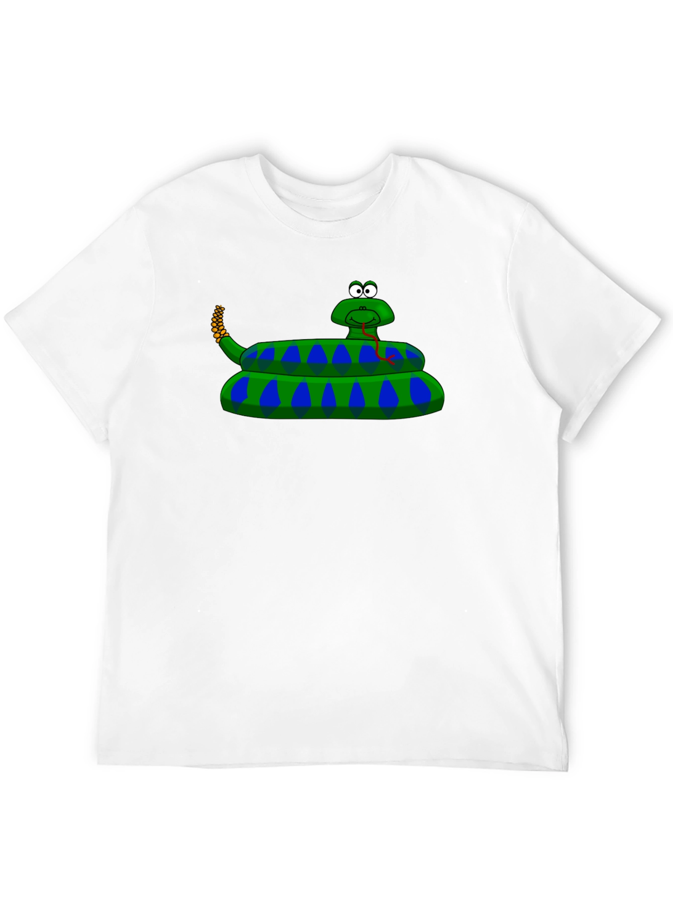 Cartoon Snake T-Shirt - Black