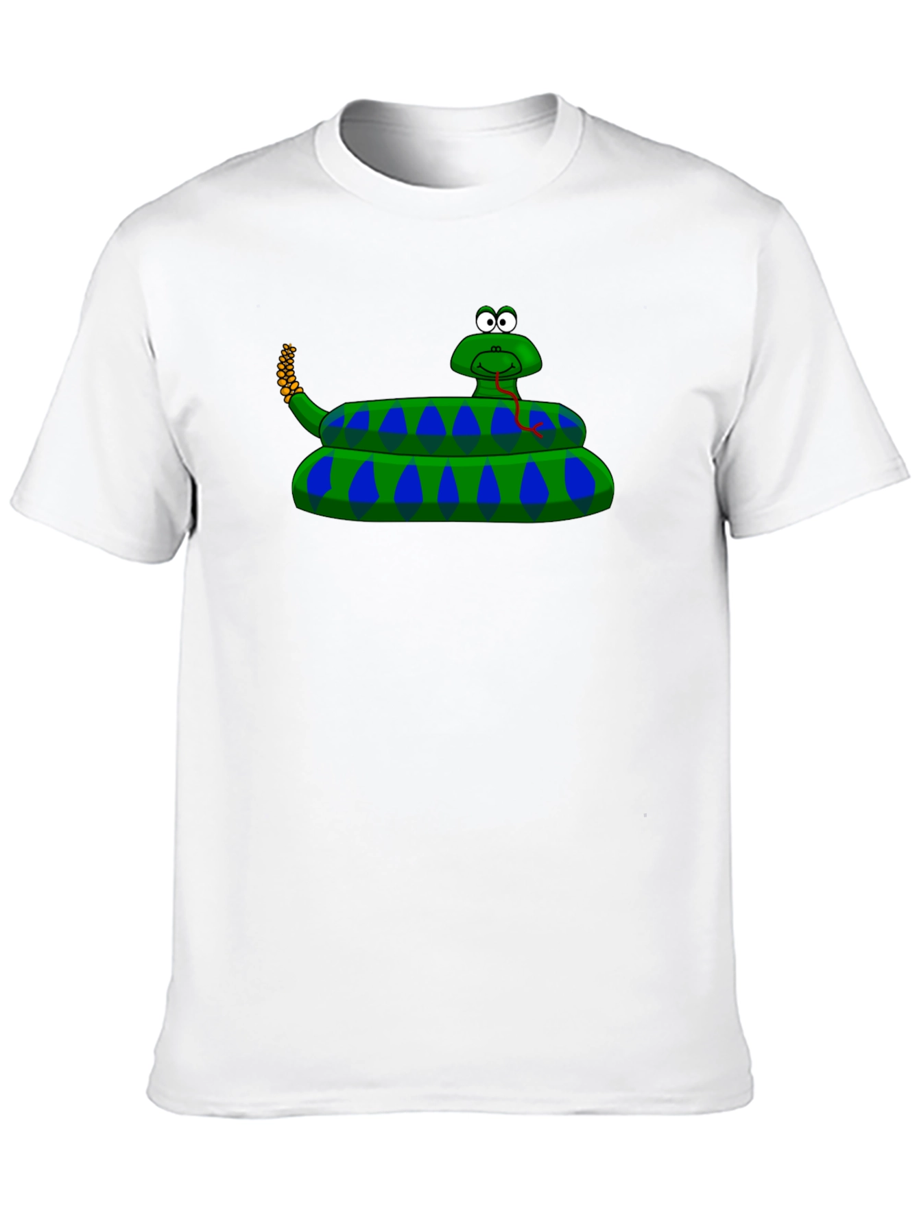 Cartoon Snake T-Shirt - Black