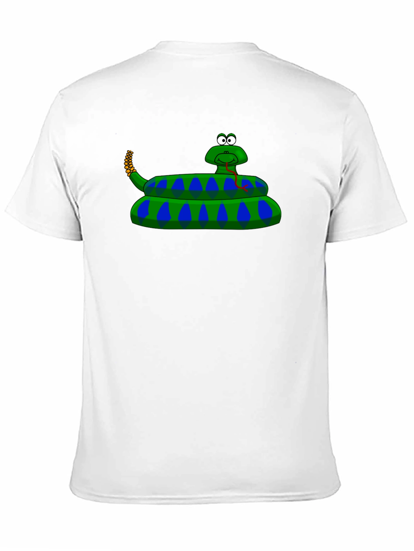 Cartoon Snake T-Shirt - Black