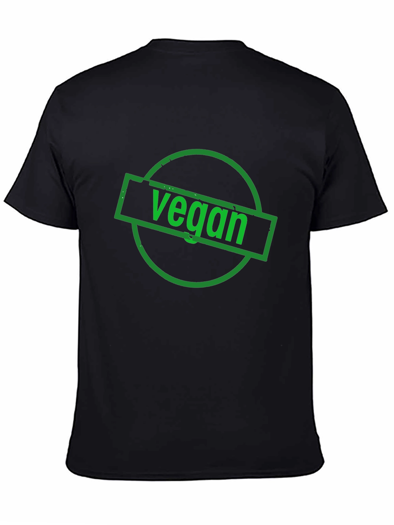 Vegan Stamp T-Shirt - Black