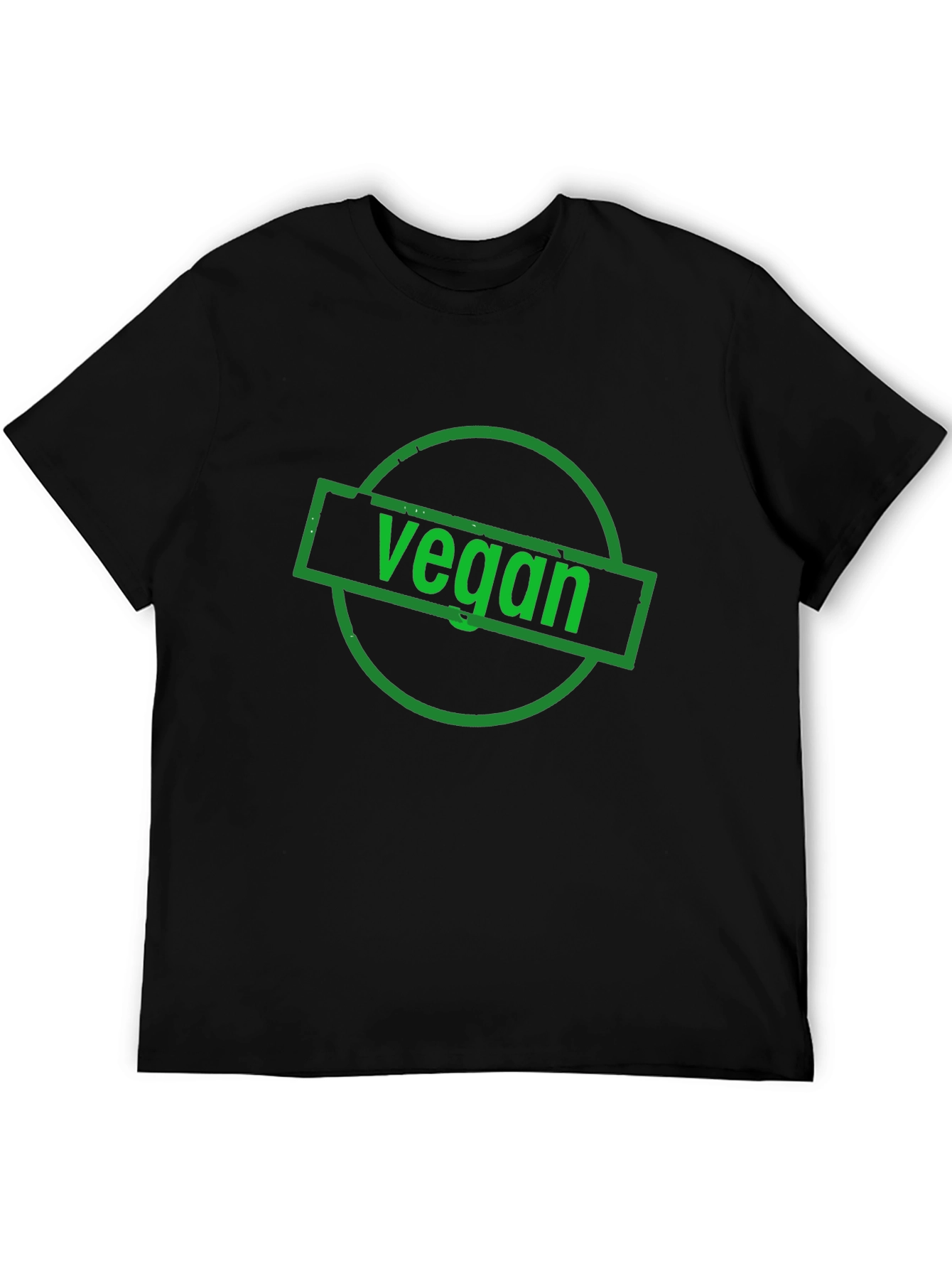 Vegan Stamp T-Shirt - Black