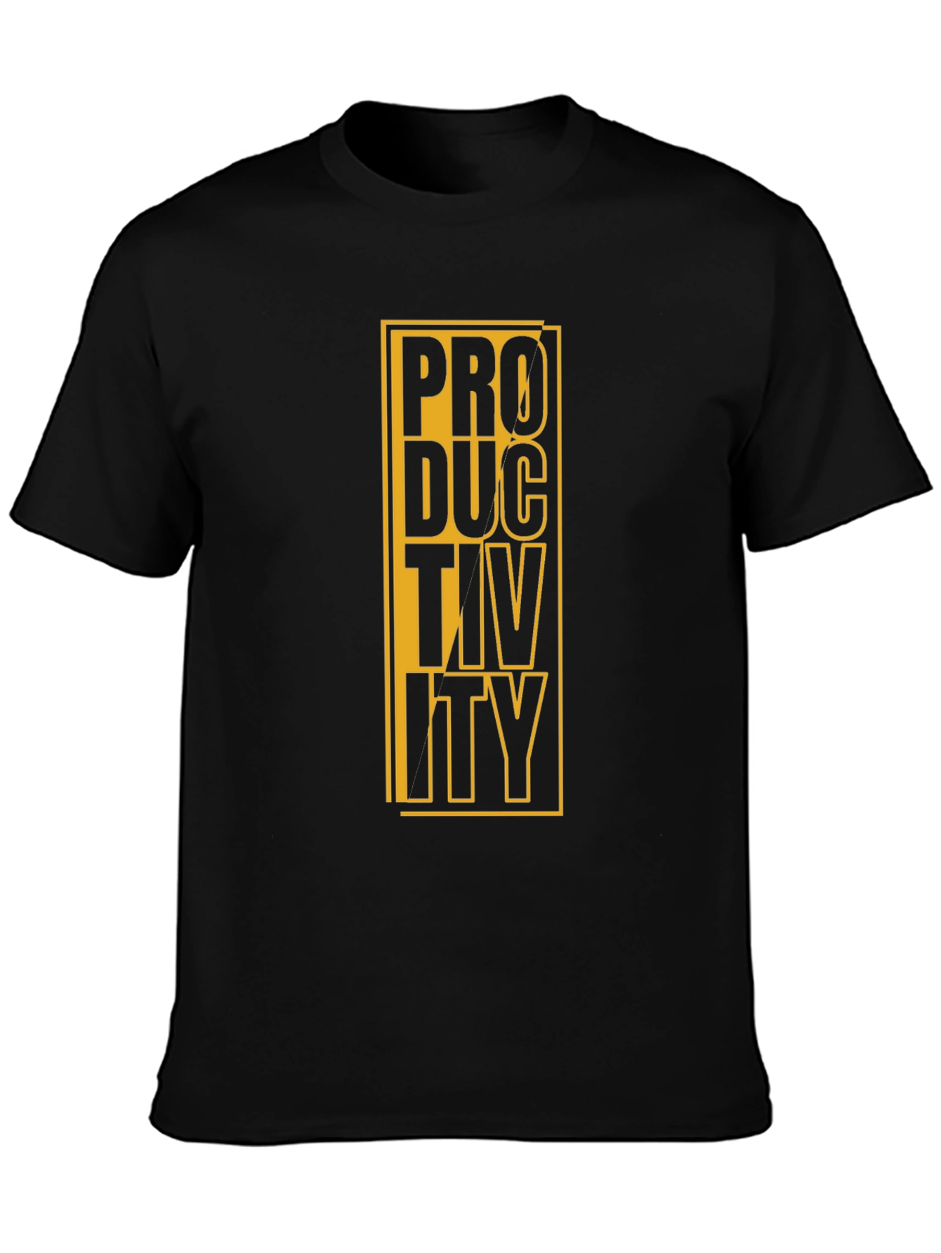 Productivity T-Shirt - Black Tee