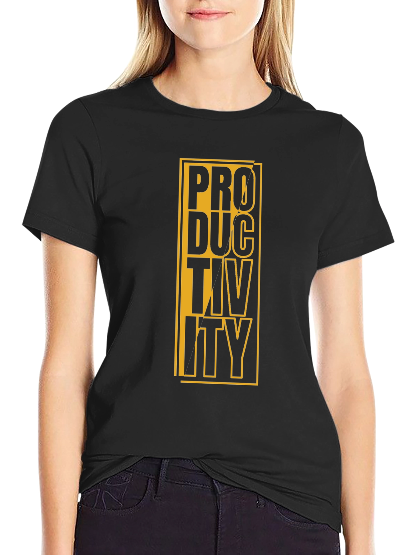 Productivity T-Shirt - Black Tee