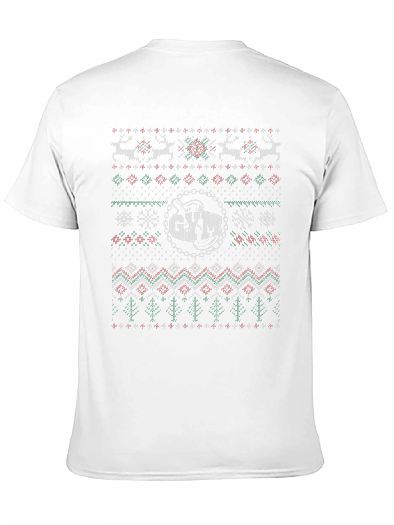 Festive Gym Ugly Christmas Sweater T-Shirt