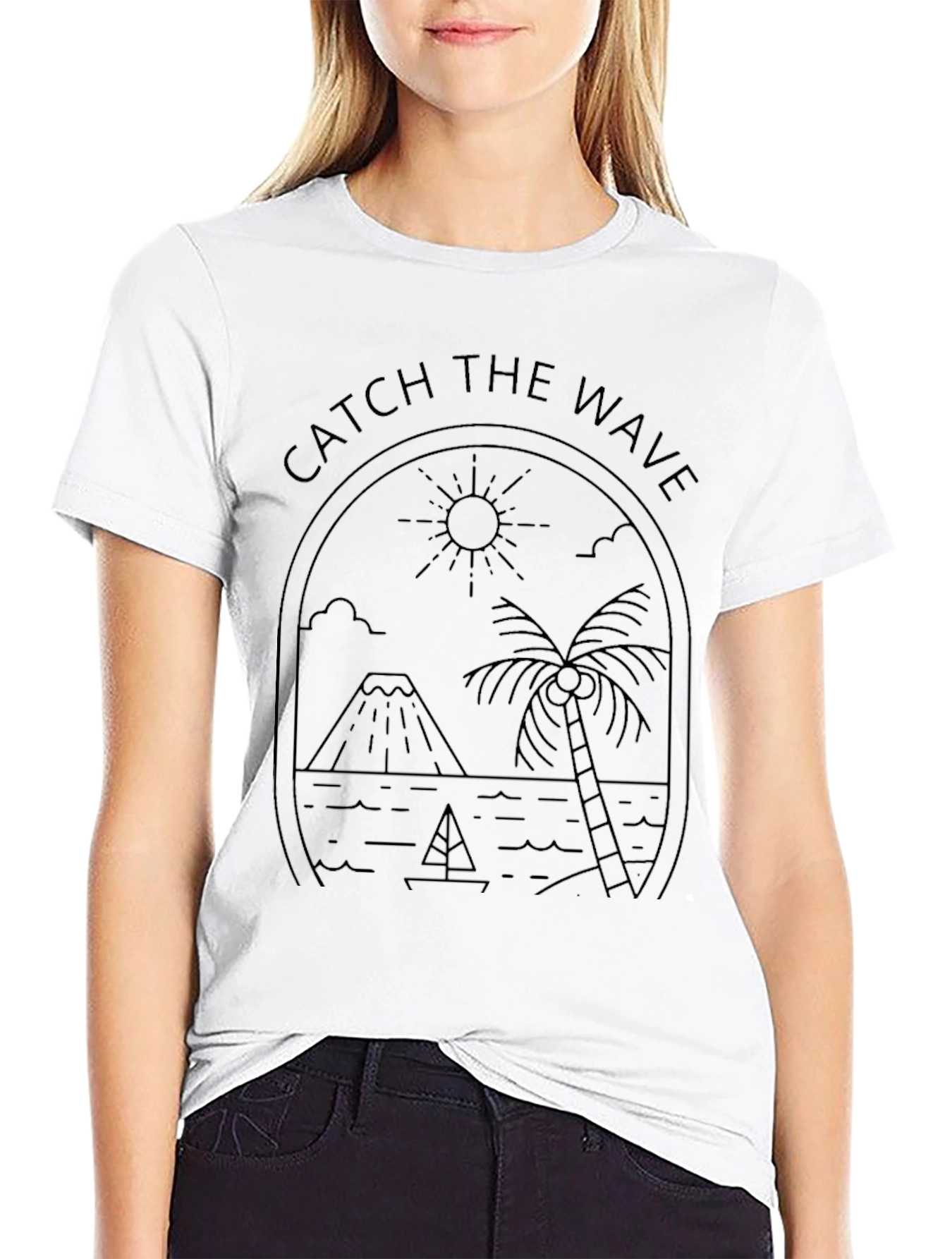 Catch the Wave Graphic T-Shirt