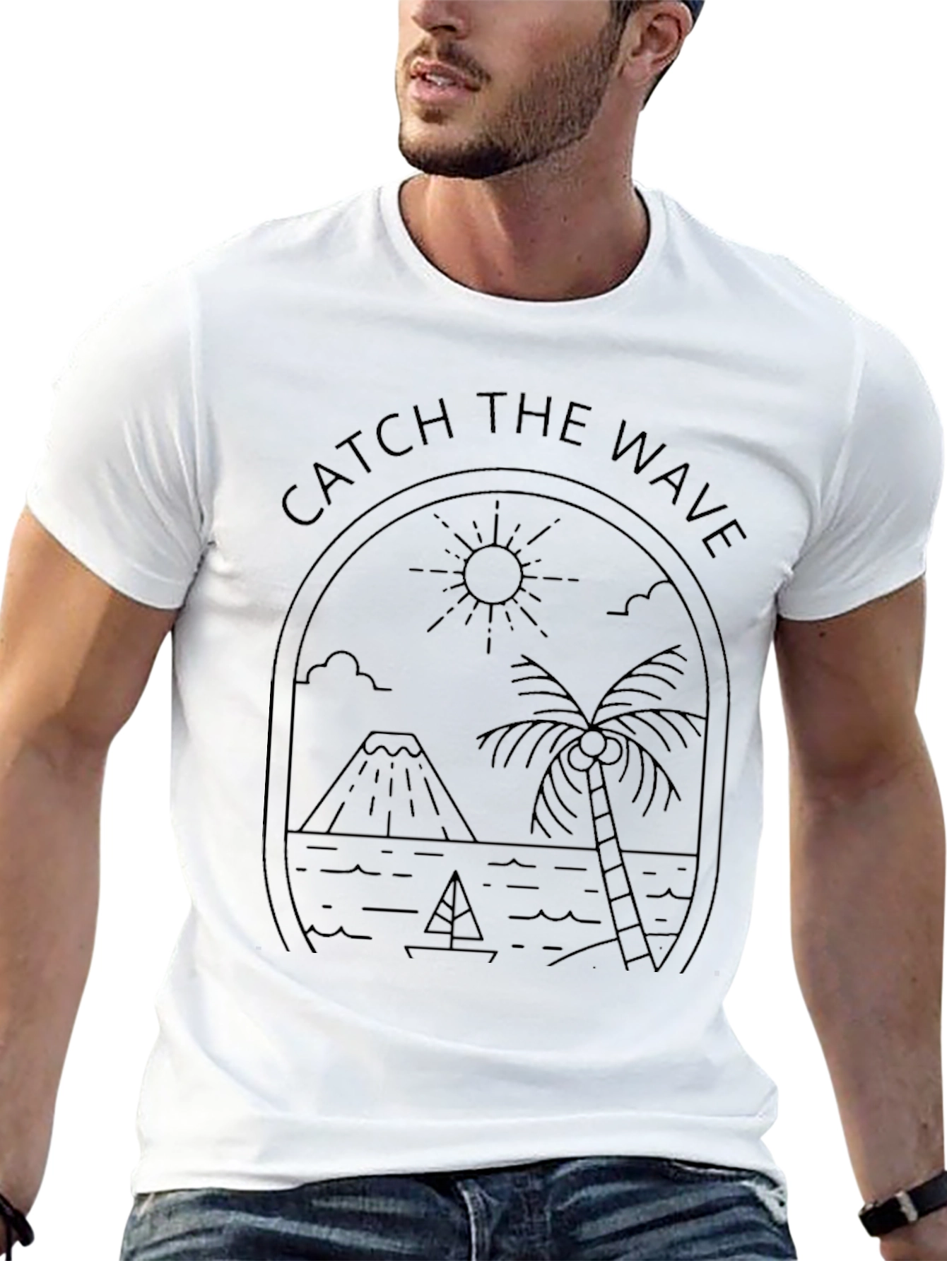 Catch the Wave Graphic T-Shirt