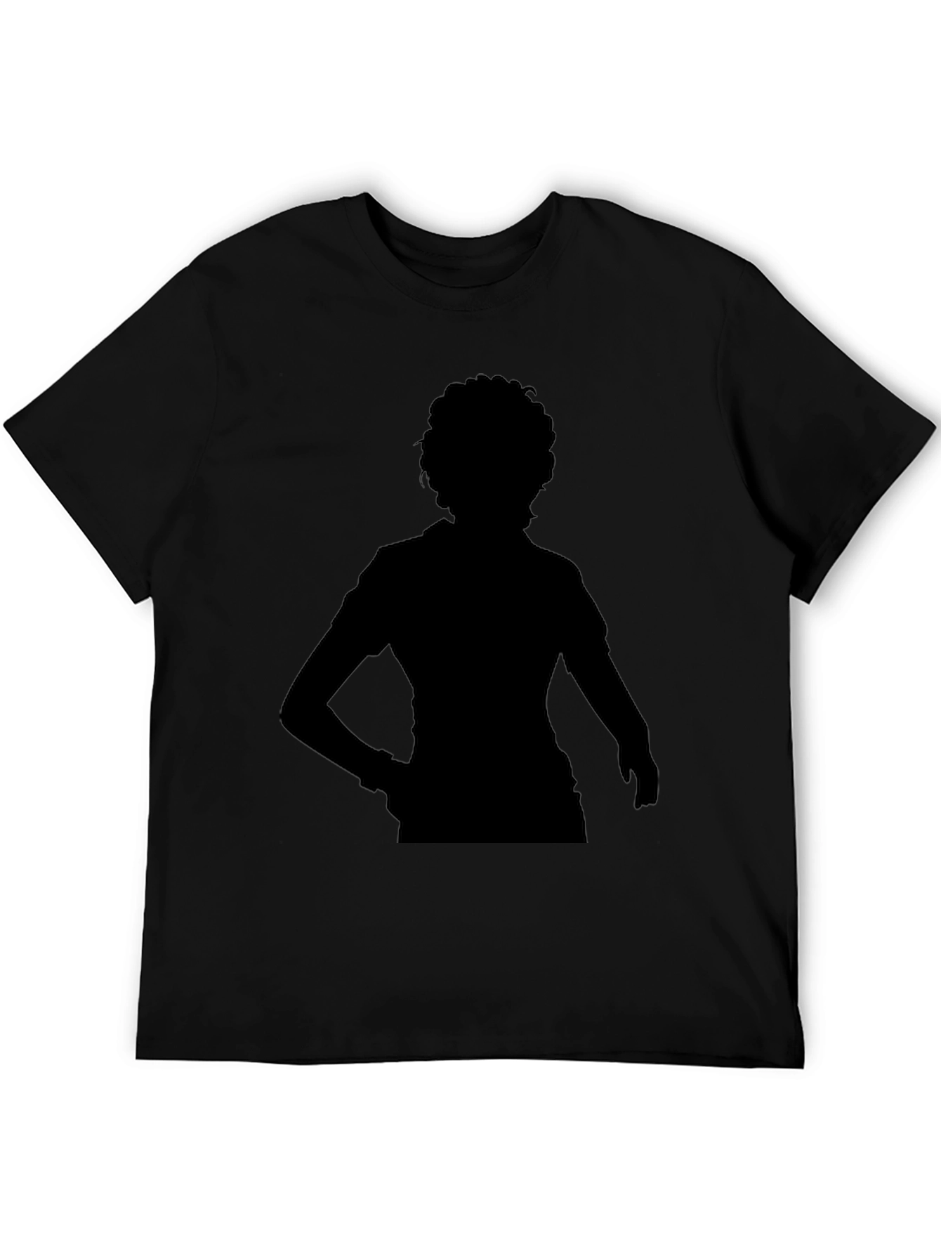 Silhouette Graphic Black T-Shirt