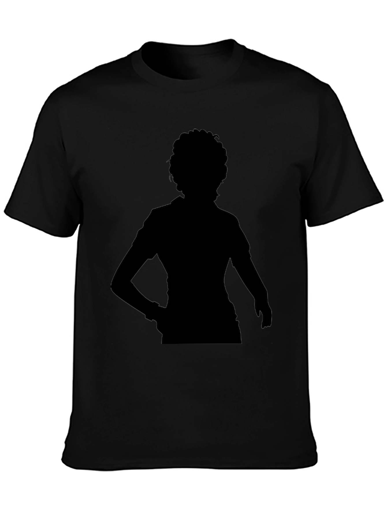 Silhouette Graphic Black T-Shirt