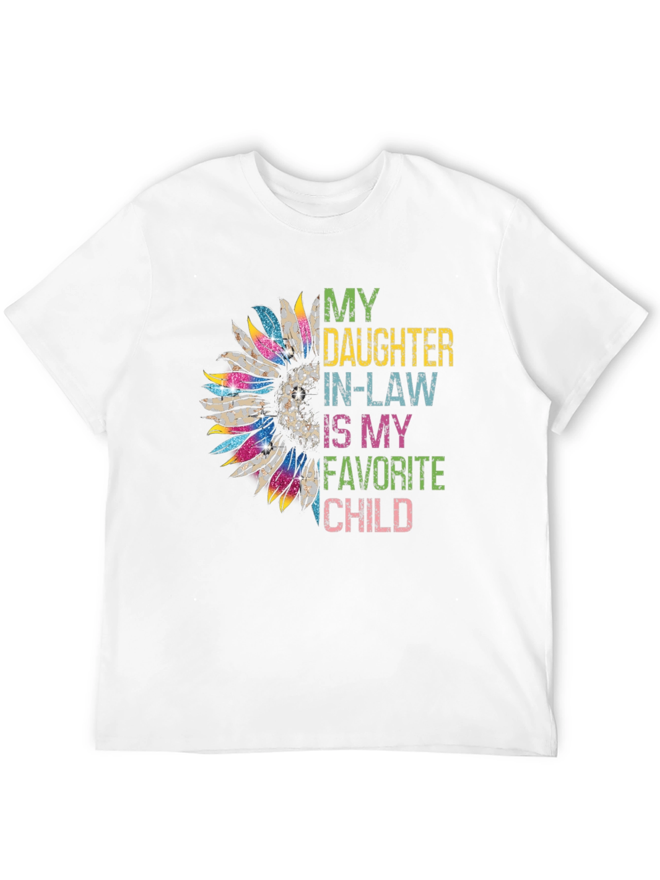 Daughter-In-Law Favorite Child Sunflower Graphic Tee