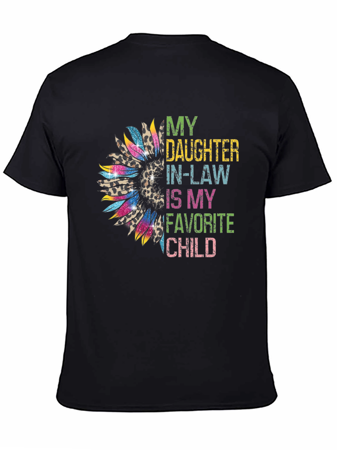 Daughter-In-Law Favorite Child Sunflower Graphic Tee