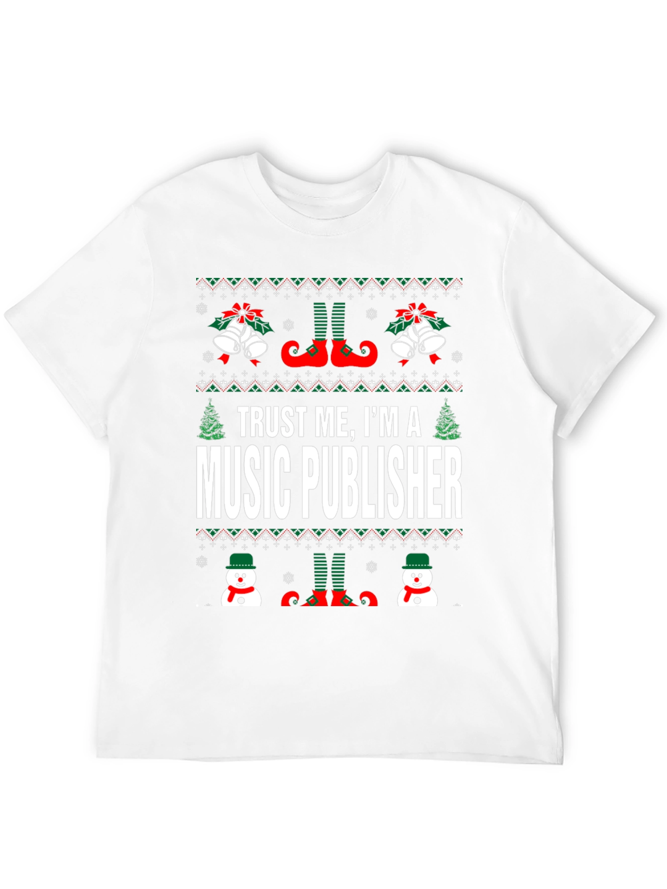 Trust Me Im A Music Publisher Christmas T-Shirt