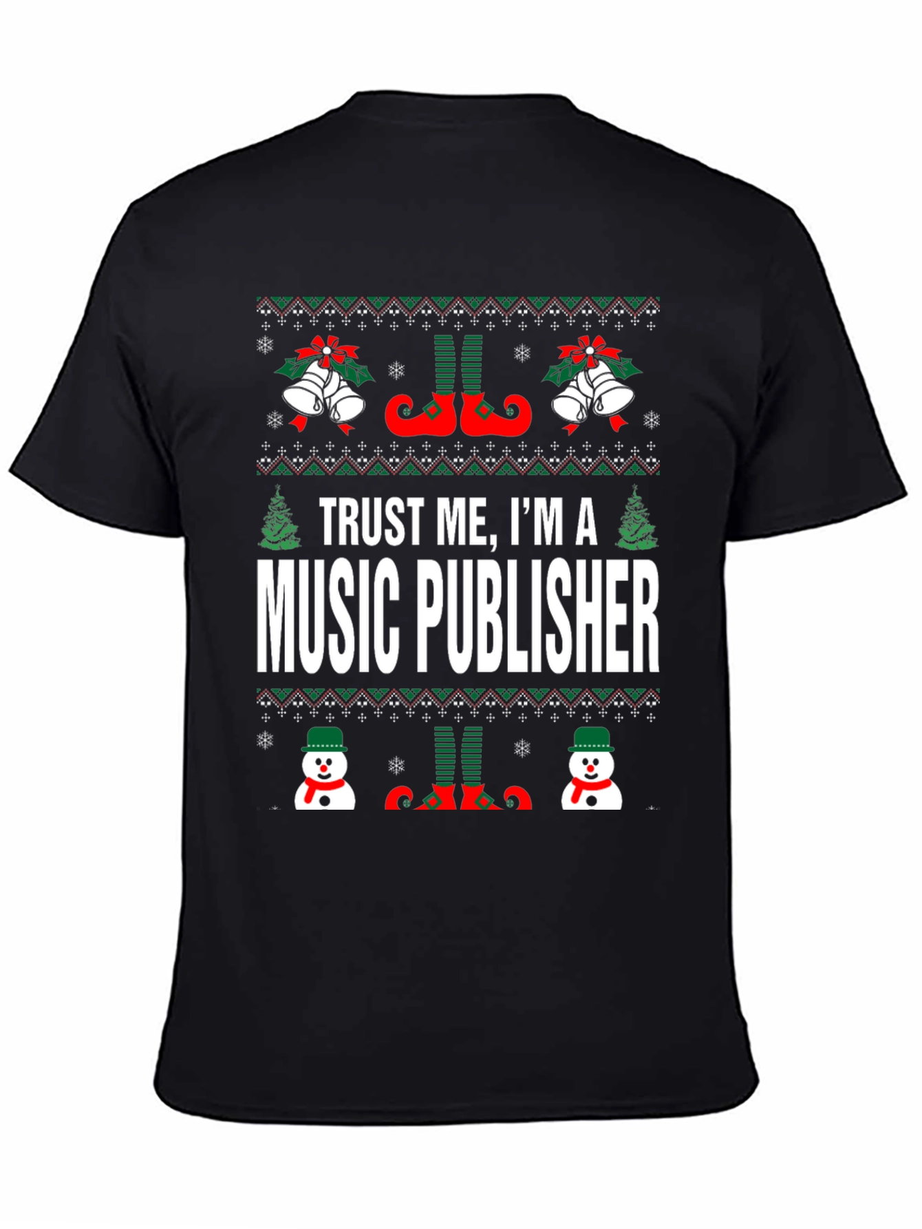 Trust Me Im A Music Publisher Christmas T-Shirt