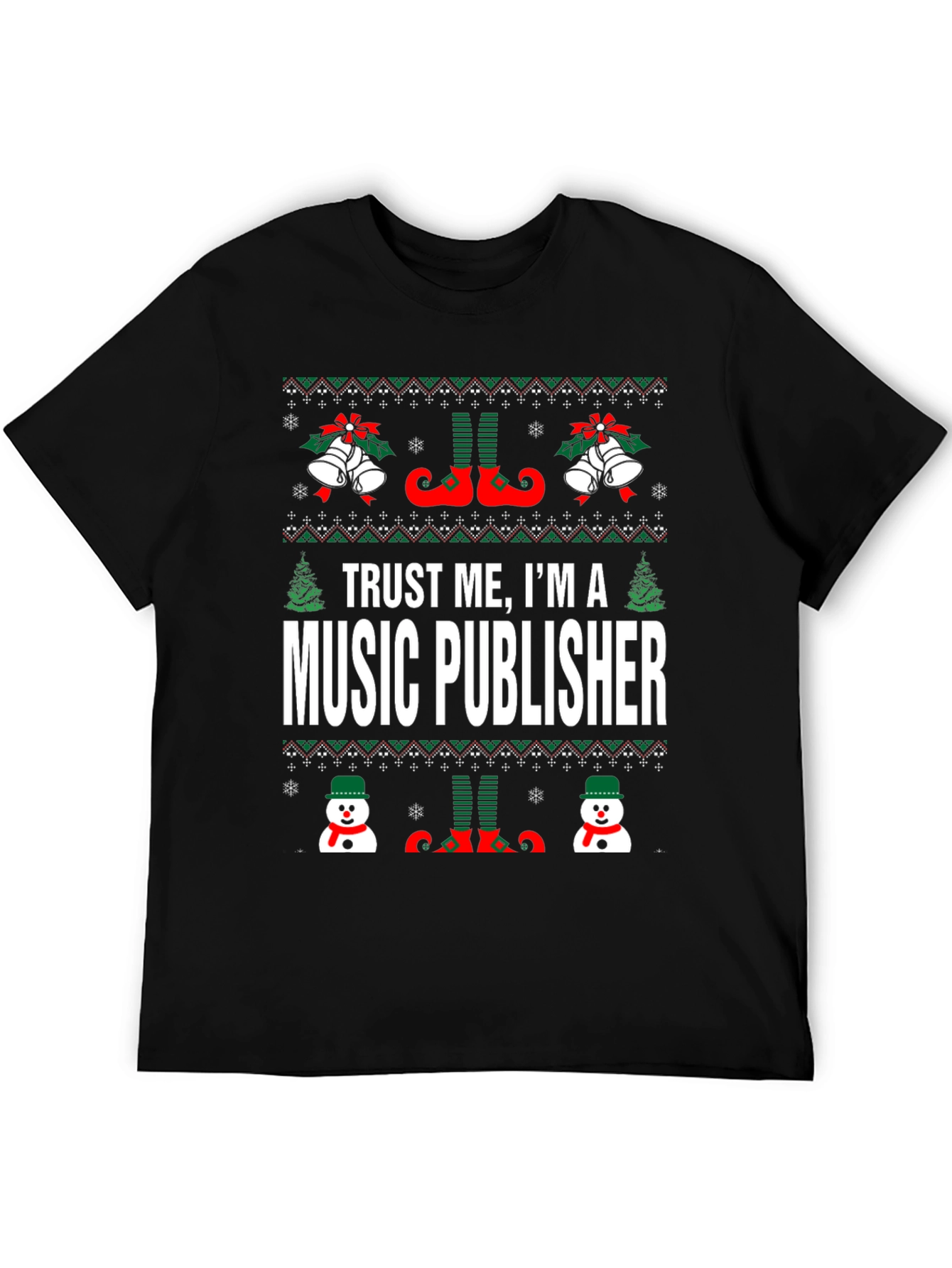 Trust Me Im A Music Publisher Christmas T-Shirt