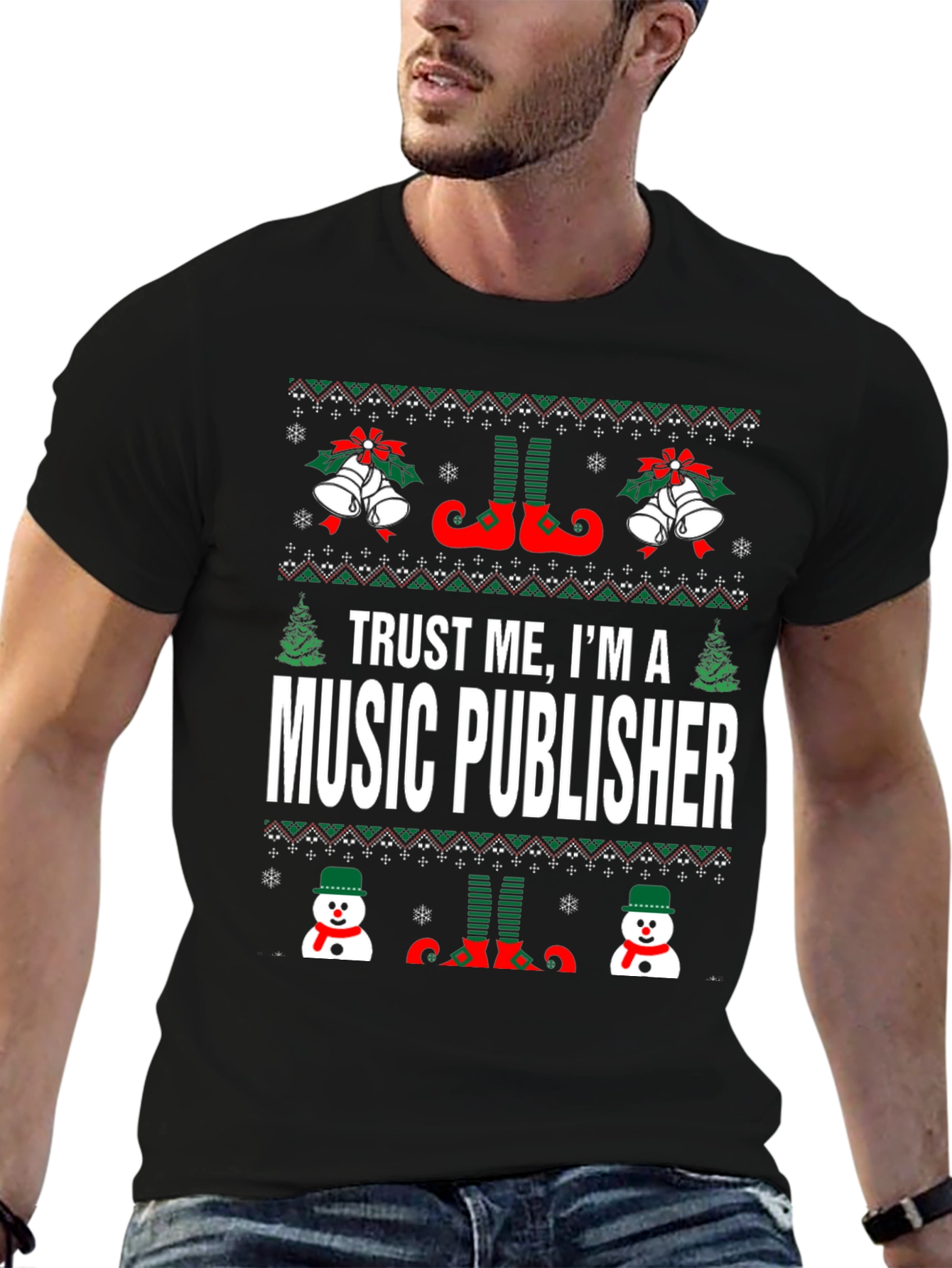 Trust Me Im A Music Publisher Christmas T-Shirt