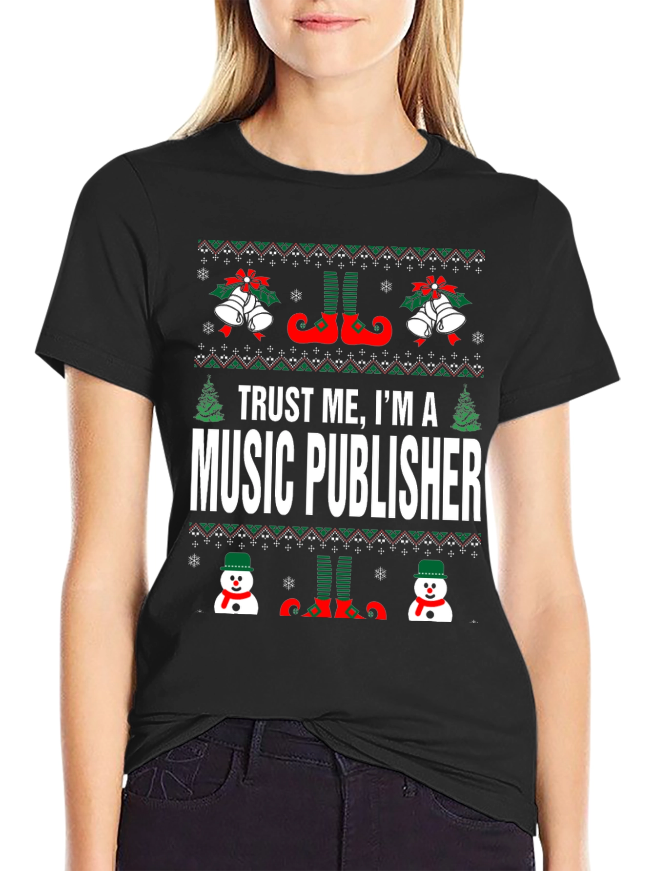 Trust Me Im A Music Publisher Christmas T-Shirt