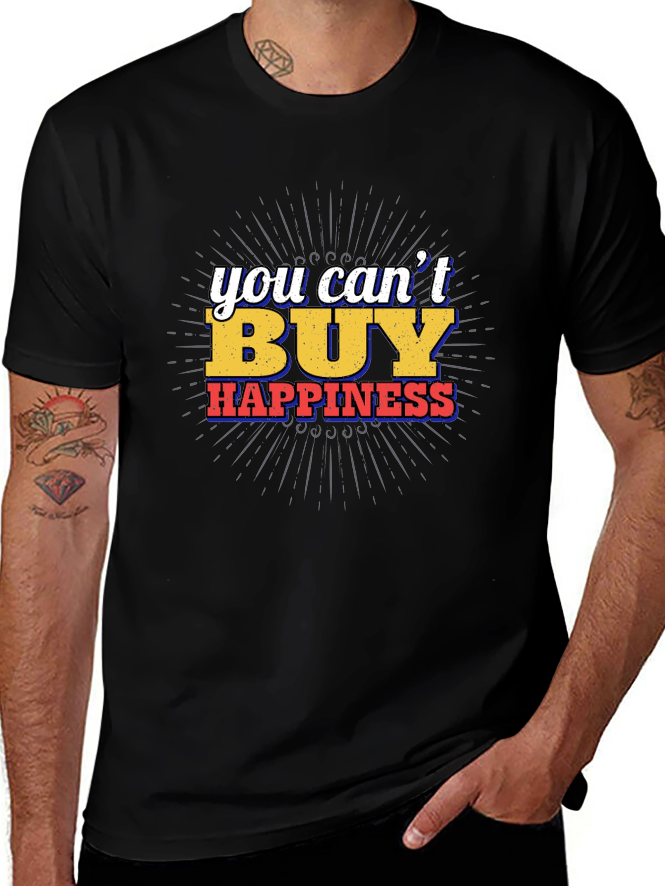 Happiness Graphic T-Shirt - You Cant Buy It